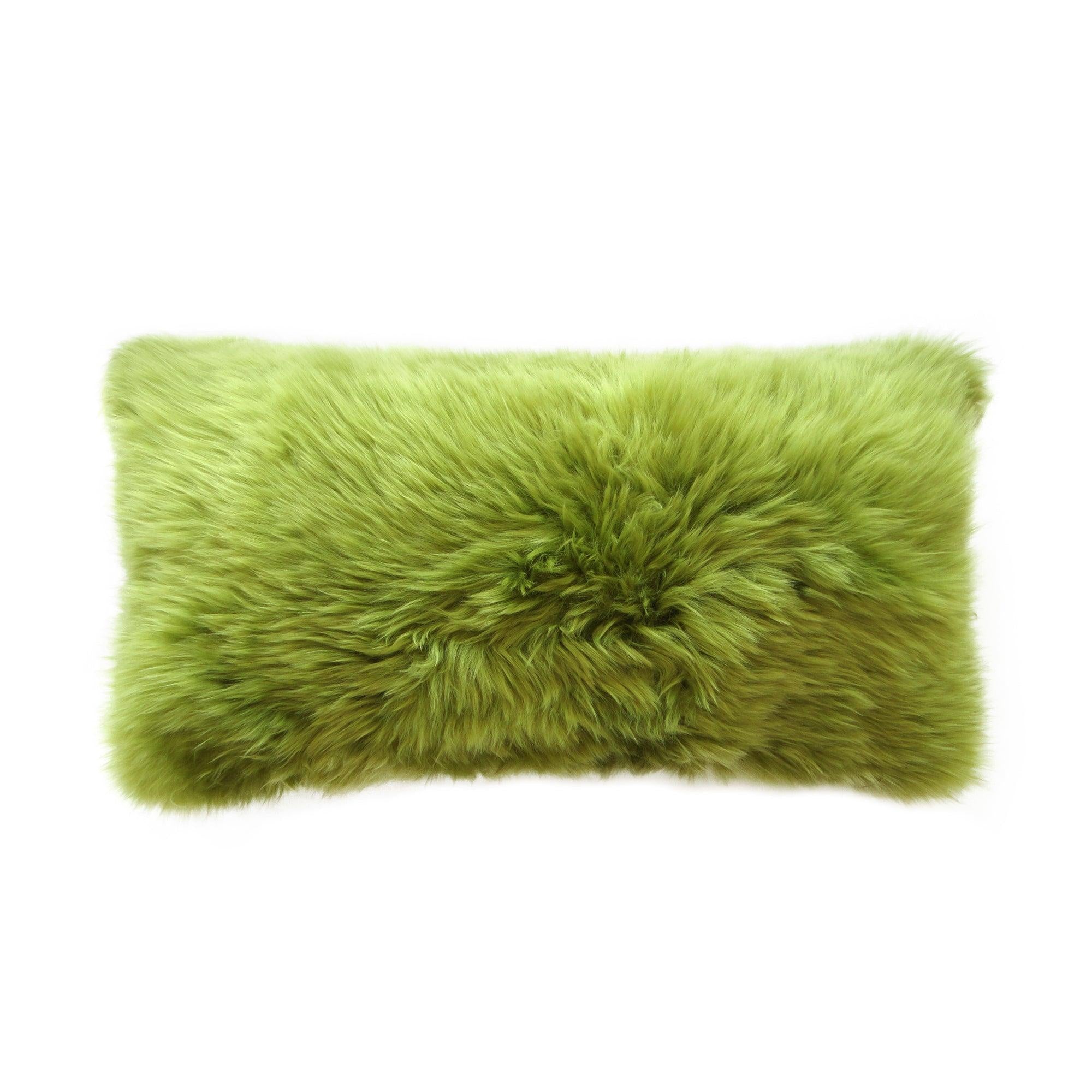 Sheepskin Decorative Pillow - Elegant Linen