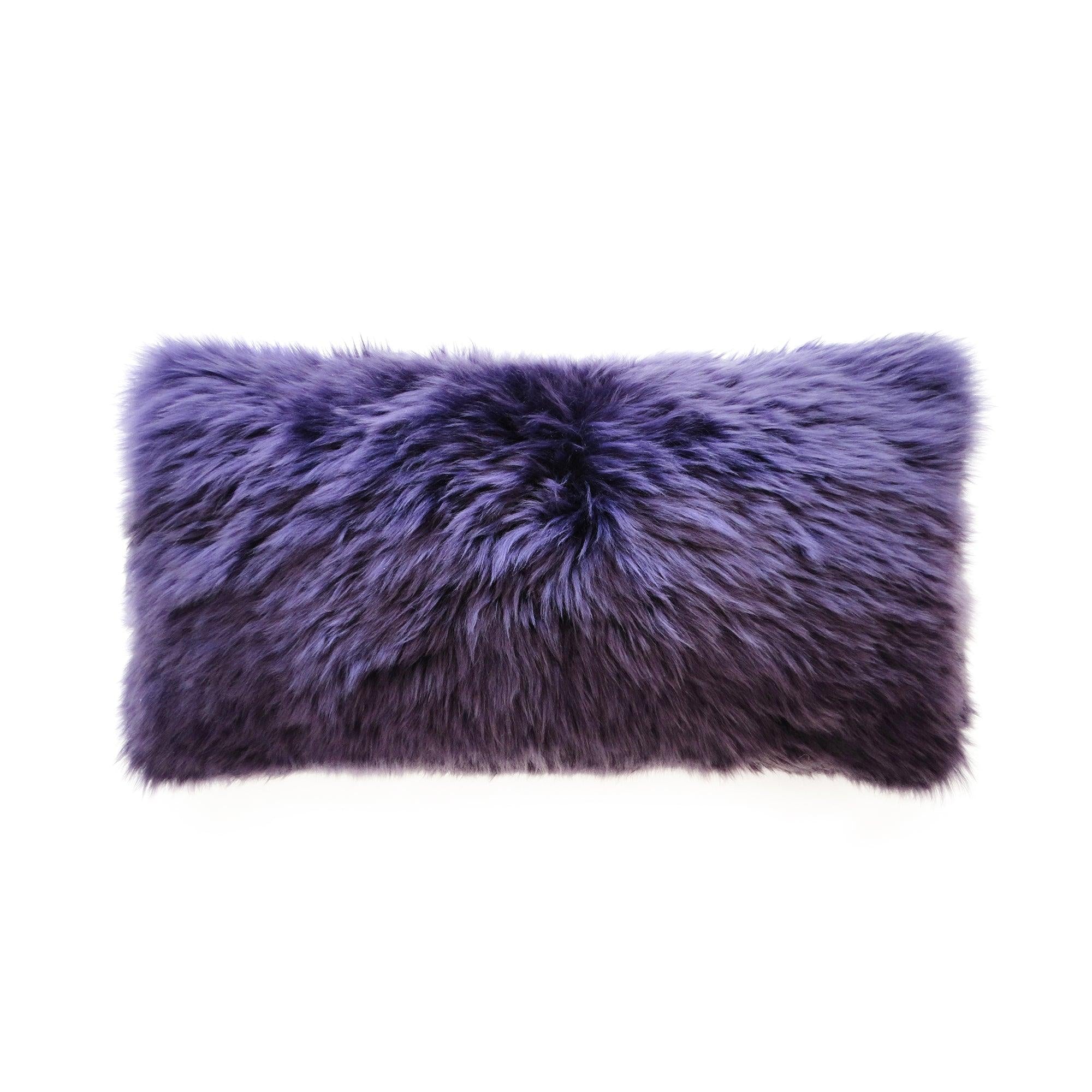 Sheepskin Decorative Pillow - Elegant Linen