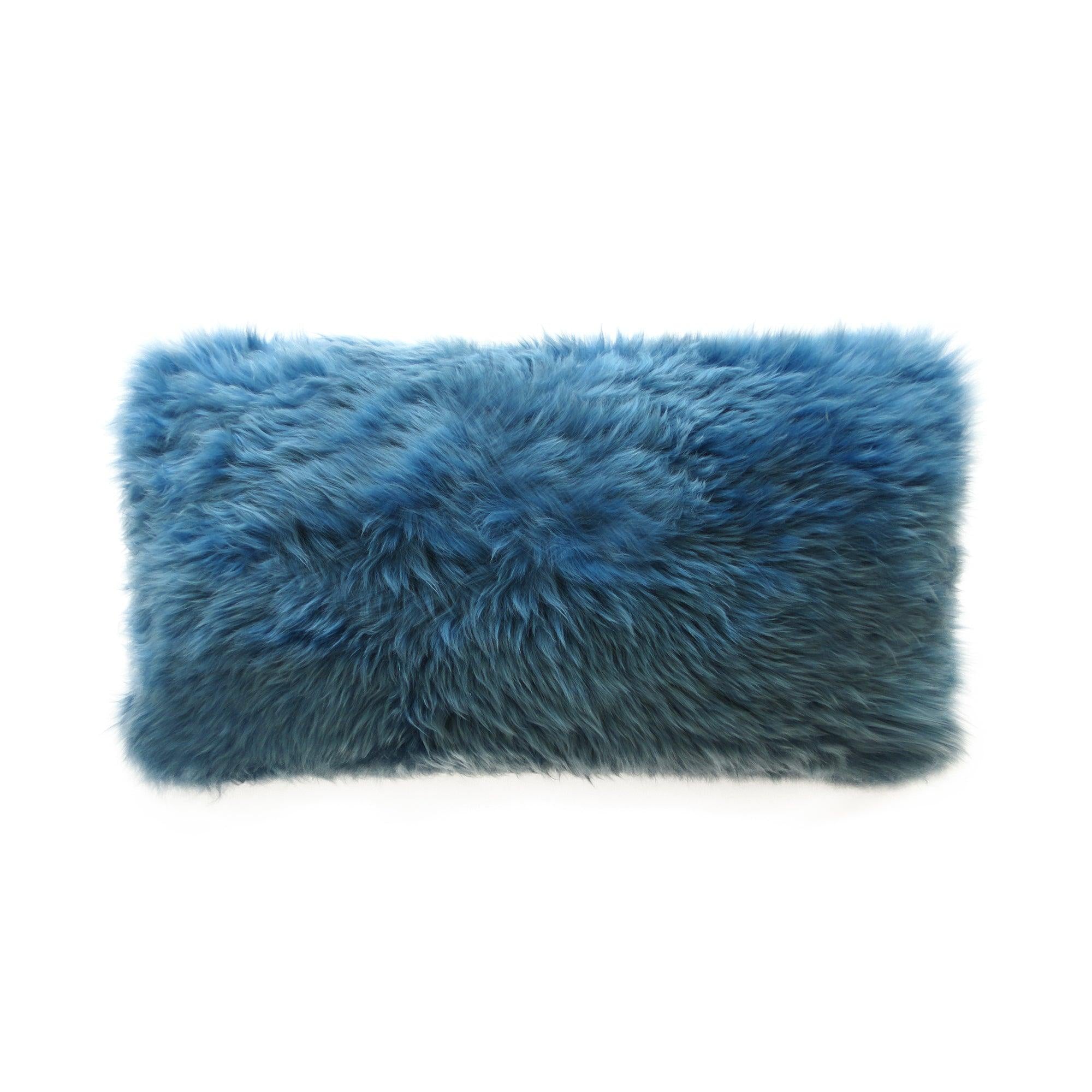 Sheepskin Decorative Pillow - Elegant Linen