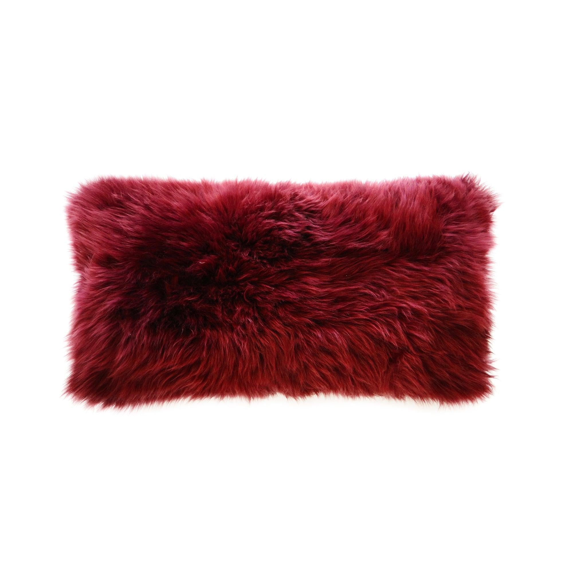 Sheepskin Decorative Pillow - Elegant Linen