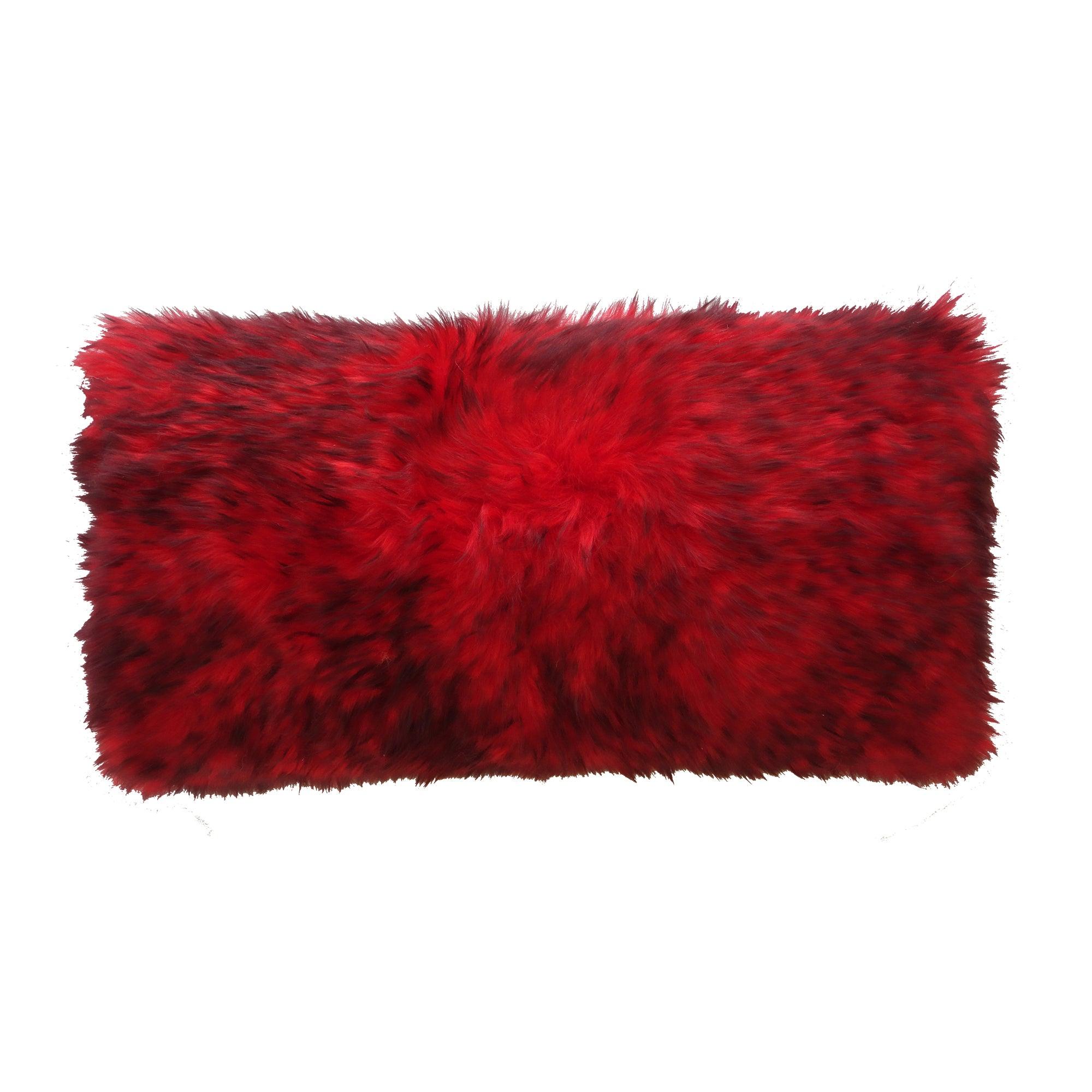 Sheepskin Decorative Pillow - Elegant Linen