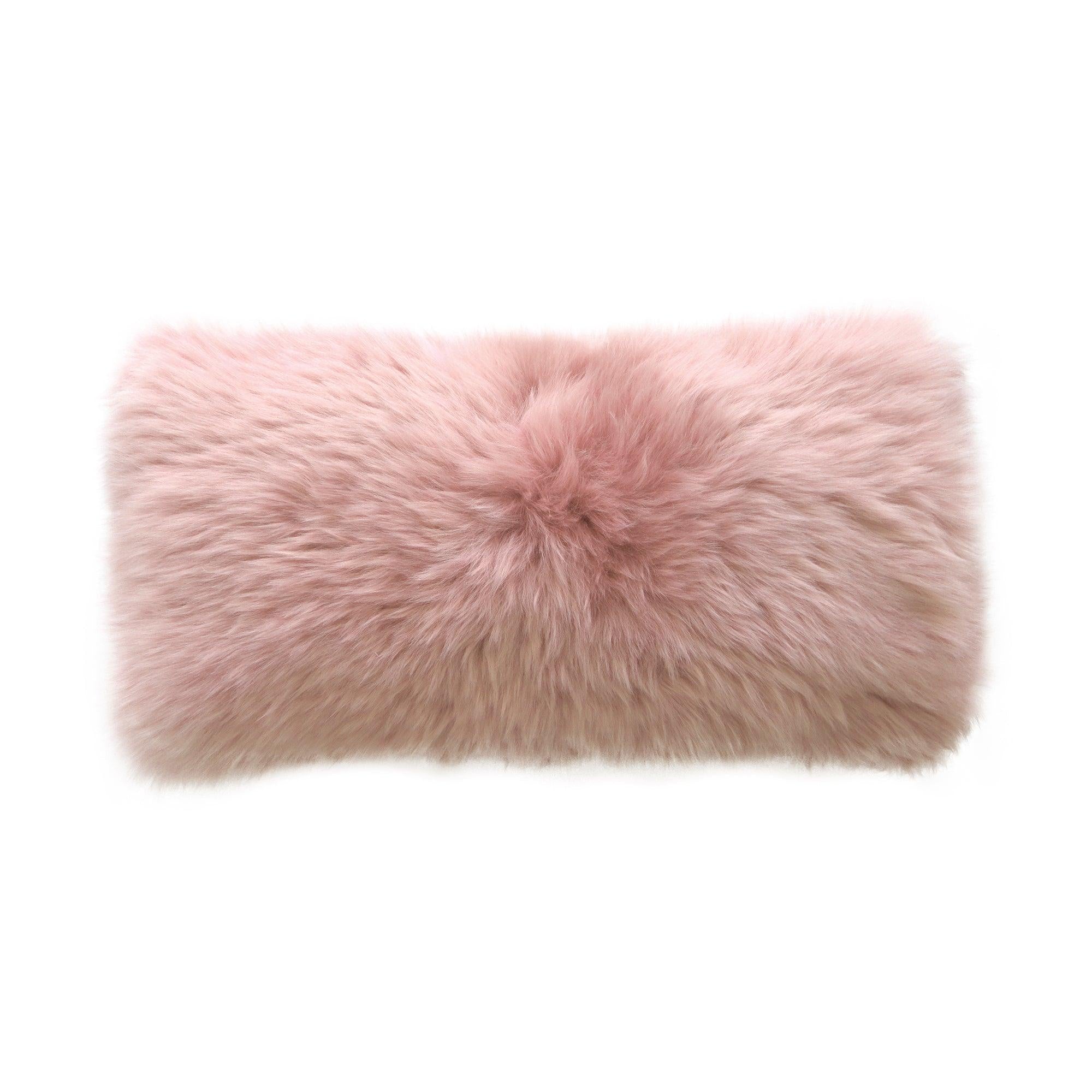 Sheepskin Decorative Pillow - Elegant Linen
