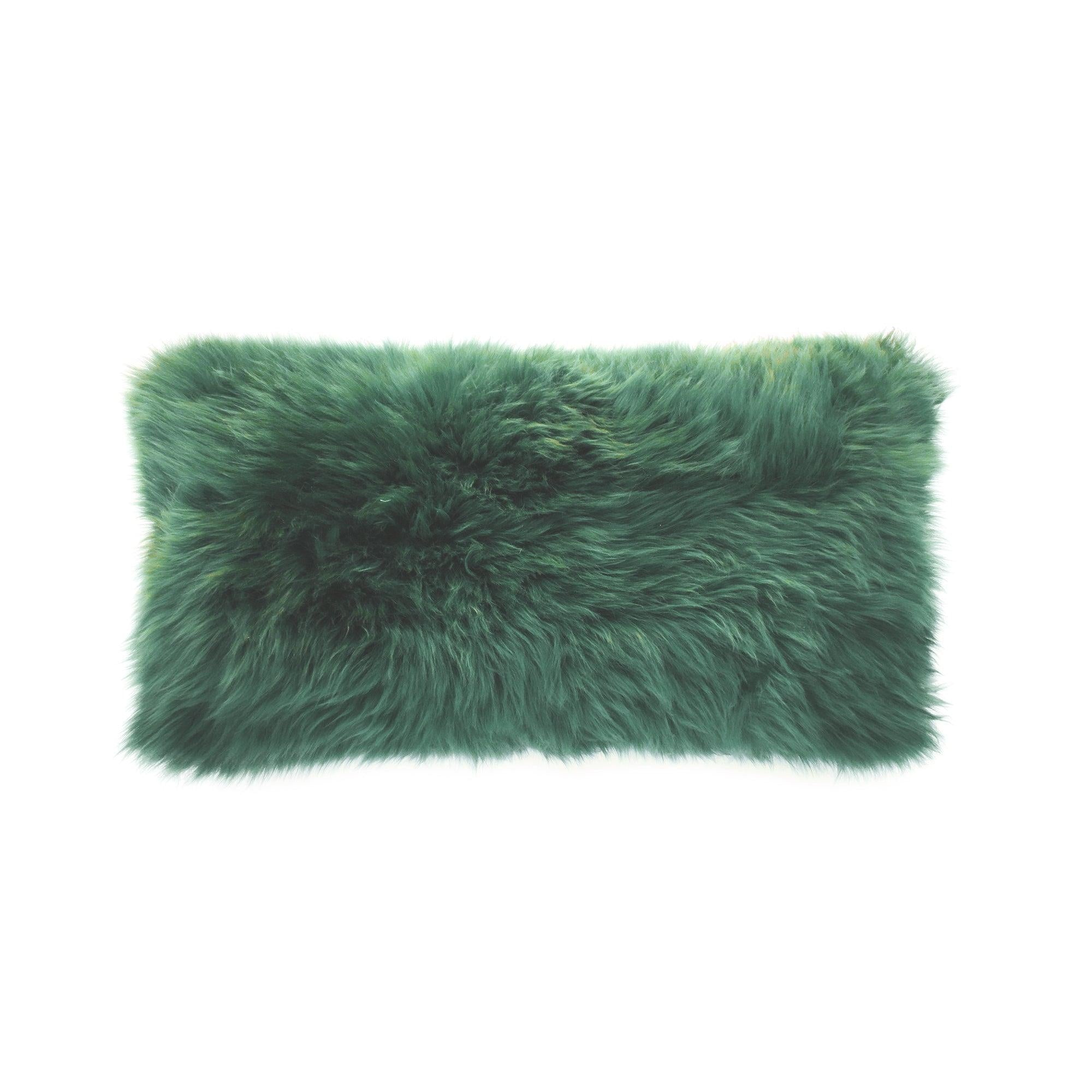 Sheepskin Decorative Pillow - Elegant Linen
