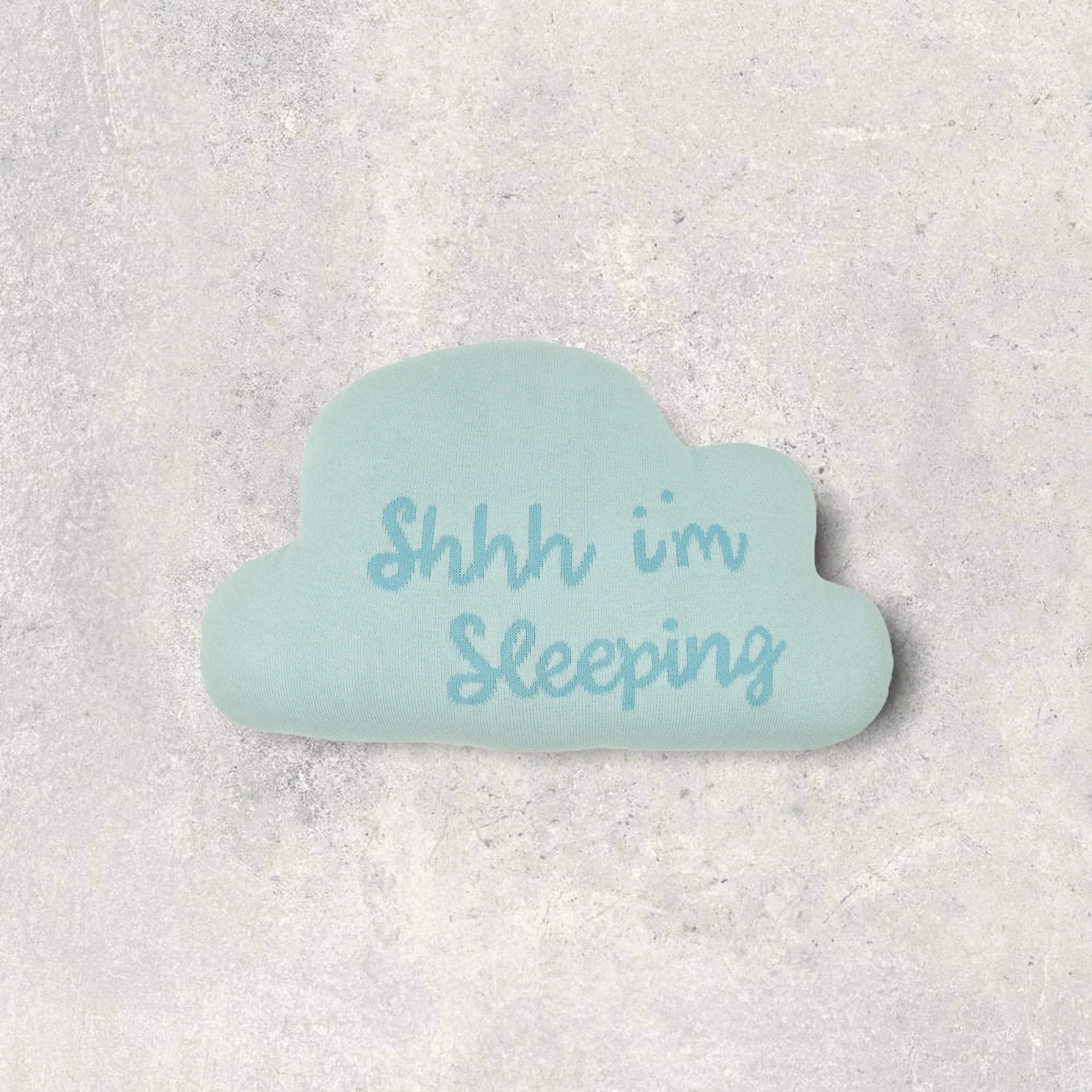 Shhh Im sleeping - Blue - Elegant Linen
