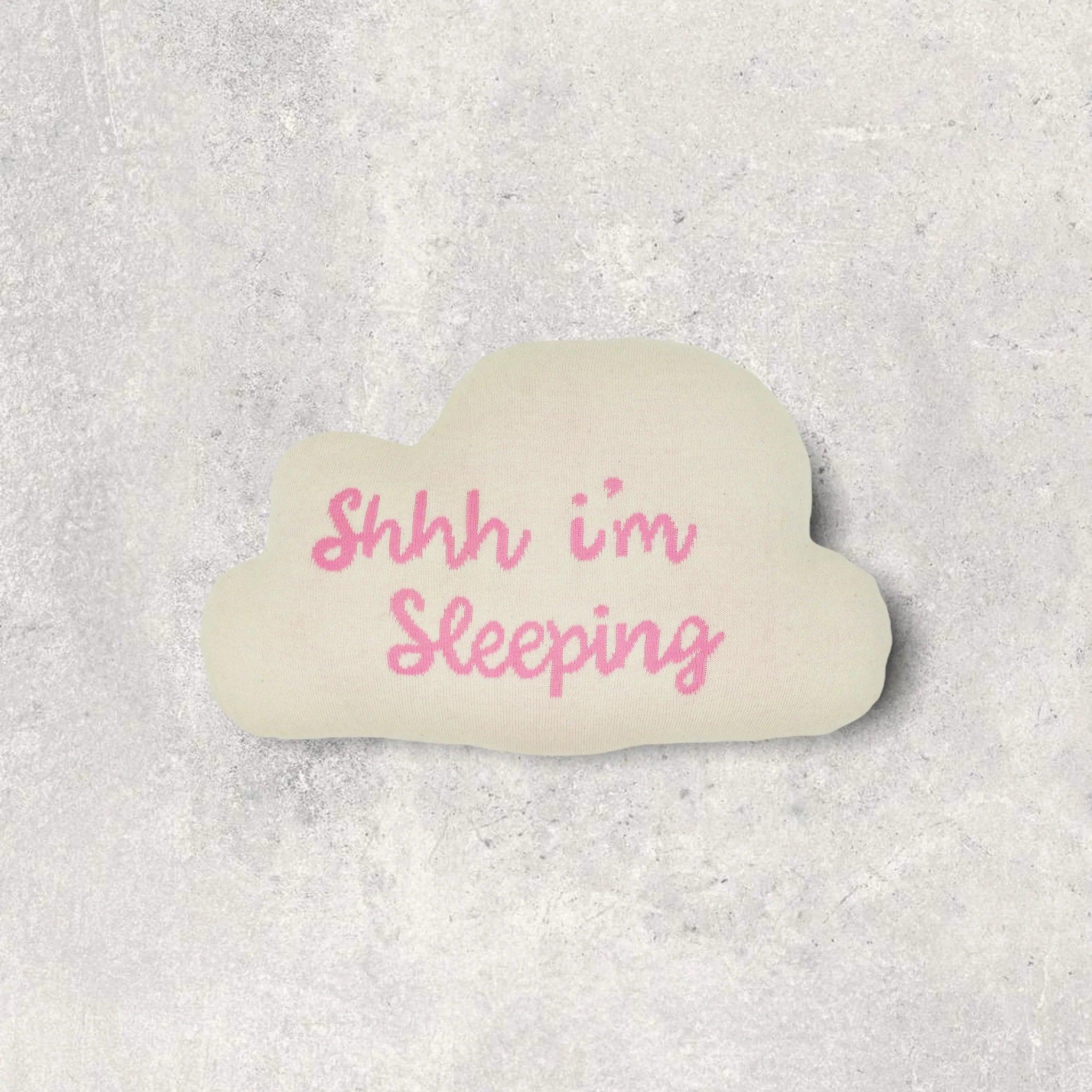 Shhh Im sleeping - Pink - Elegant Linen