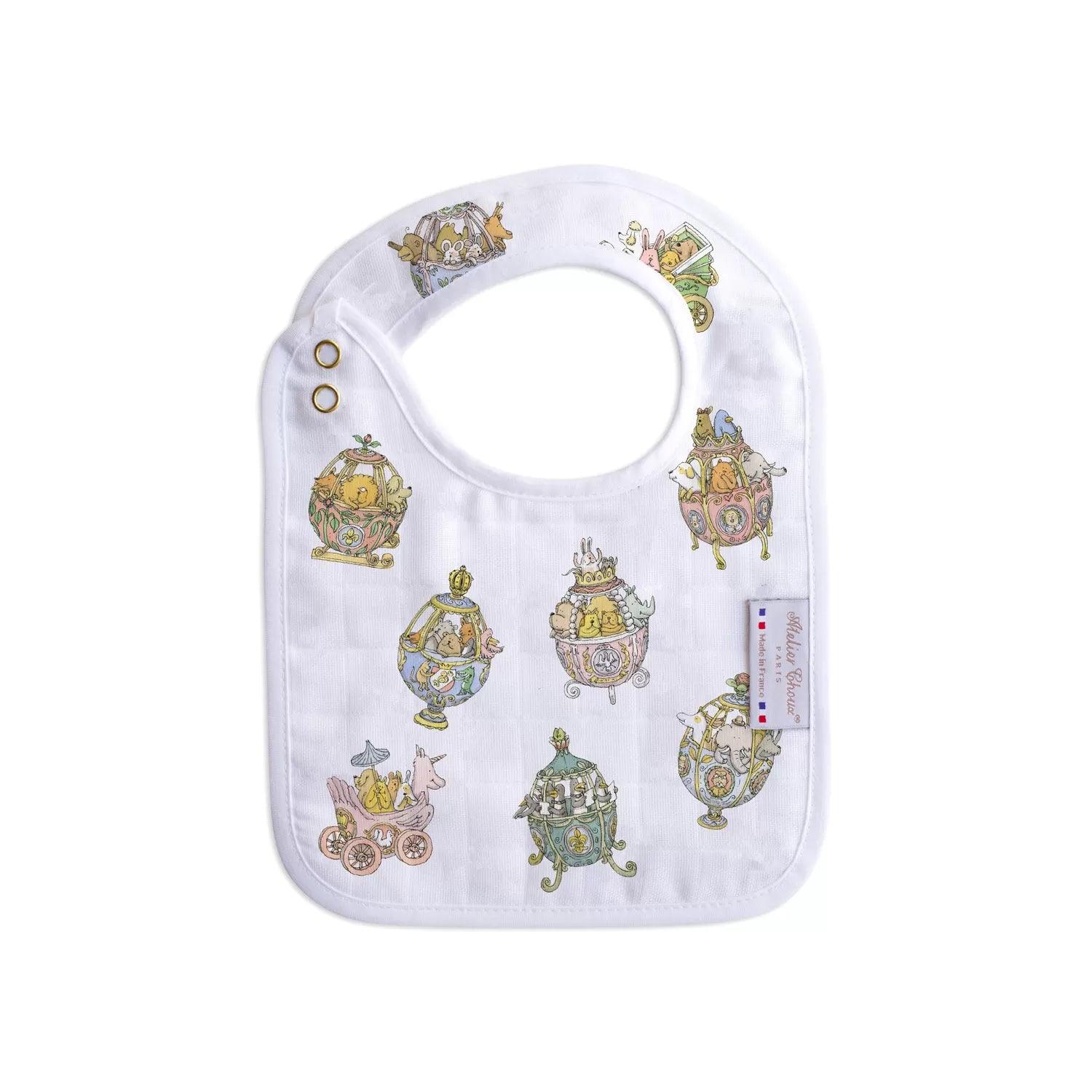 Small Bib – Ferris Wheel - Elegant Linen