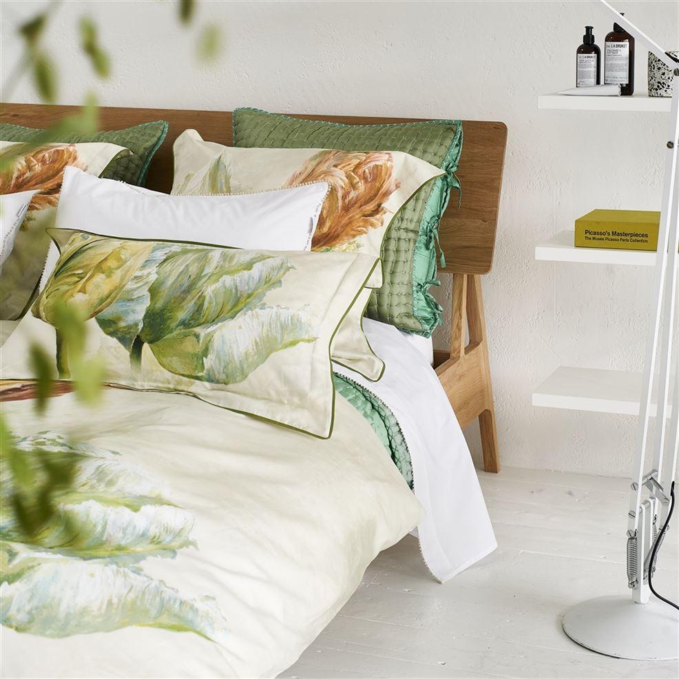 Spring Tulip Buttermilk 4 Piece Bedding Set - Elegant Linen