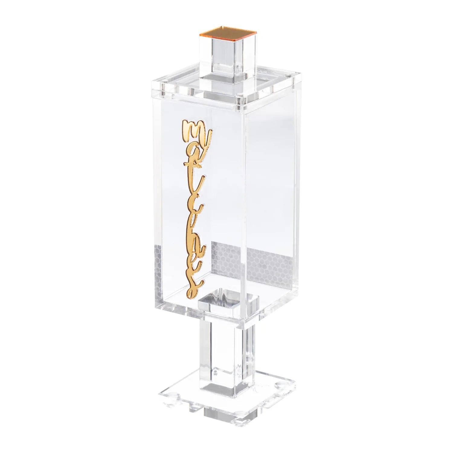 Square Match Holder - Elegant Linen