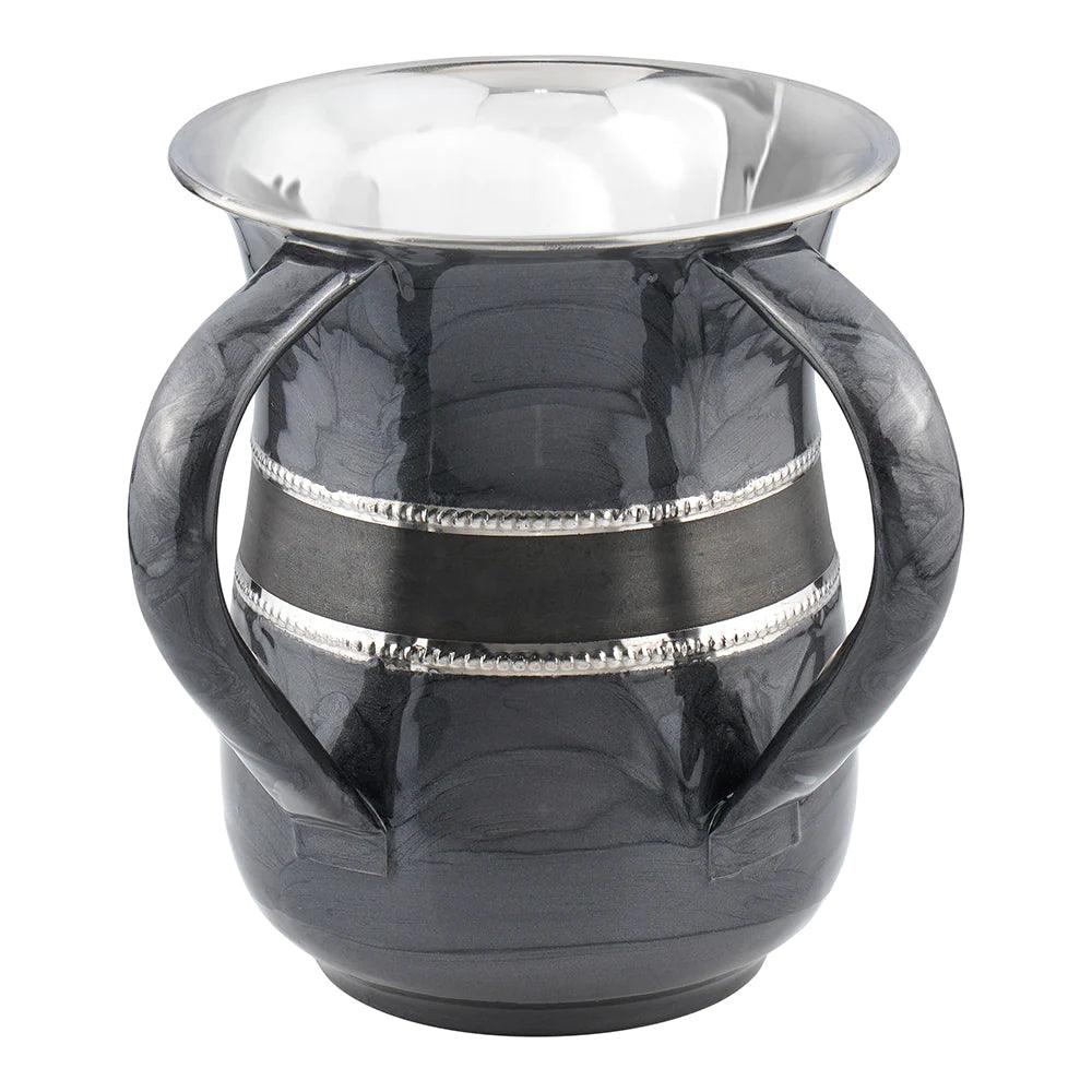 Stainless Steel Wash Cup Dark Grey - Elegant Linen