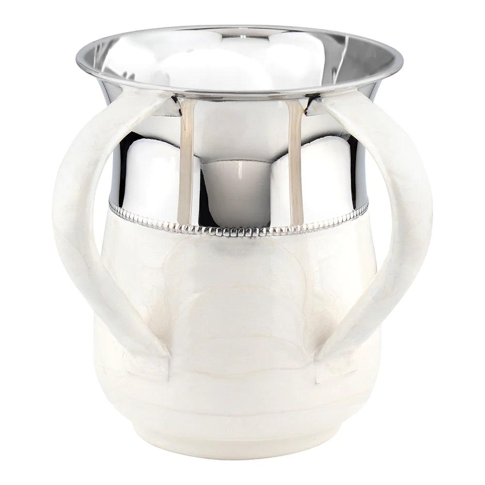 Stainless Steel Wash Cup Medium - Style #26 - The Judaica Place Stainless Steel Wash Cup Medium - Style #26 - The Judaica Place