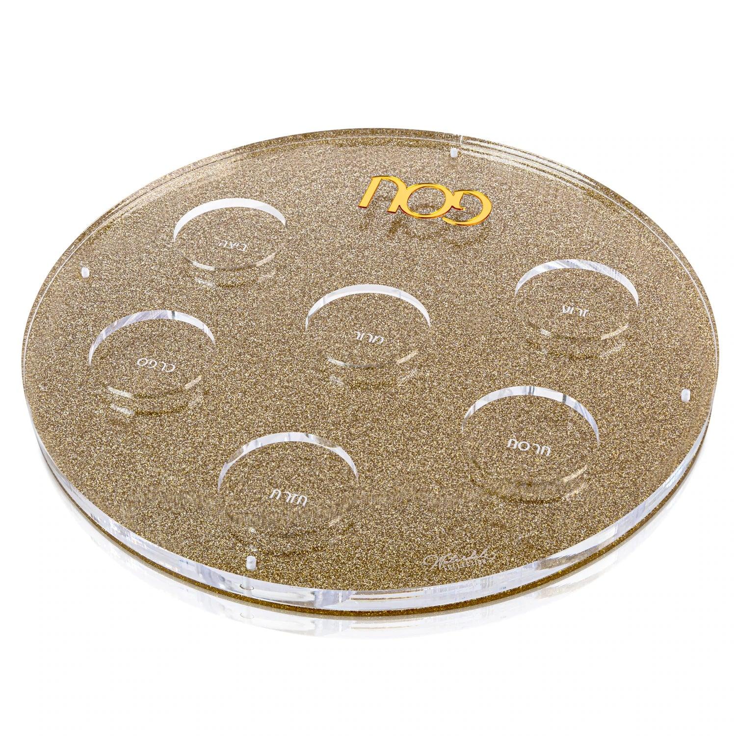 U Seder Plate - Elegant Linen