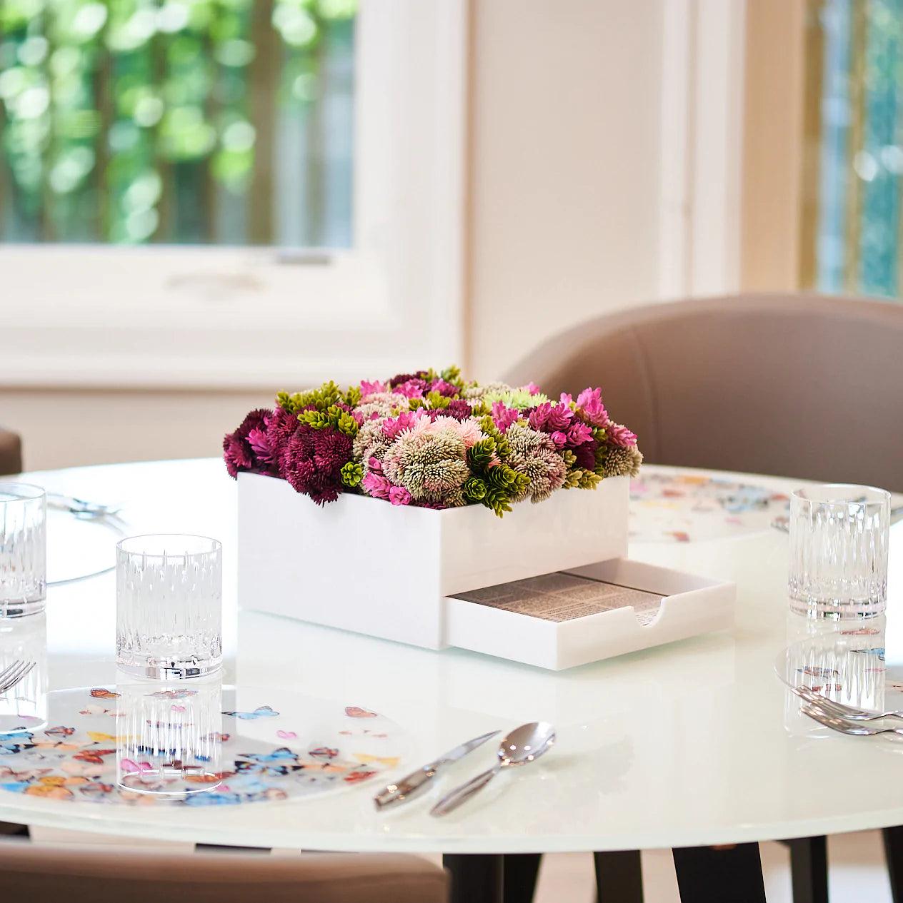 Vase Bencher Set - Elegant Linen