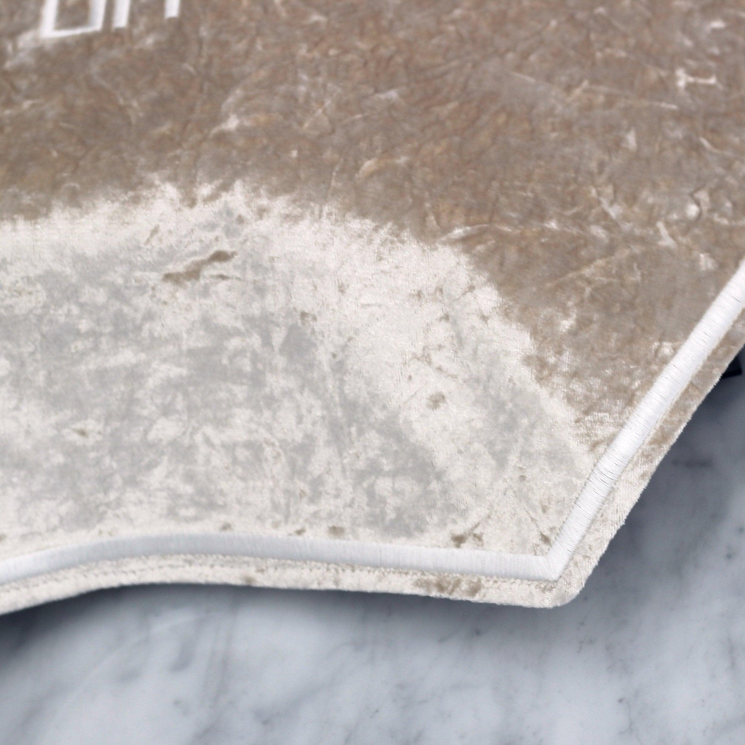 Velvet Hexagon Challah Cover - Elegant Linen