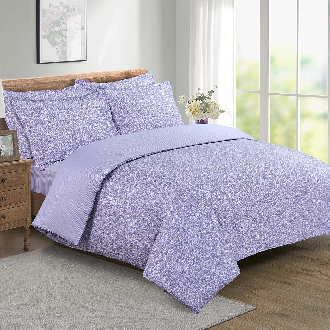 Victoria 4 Piece Bedding Set - Elegant Linen