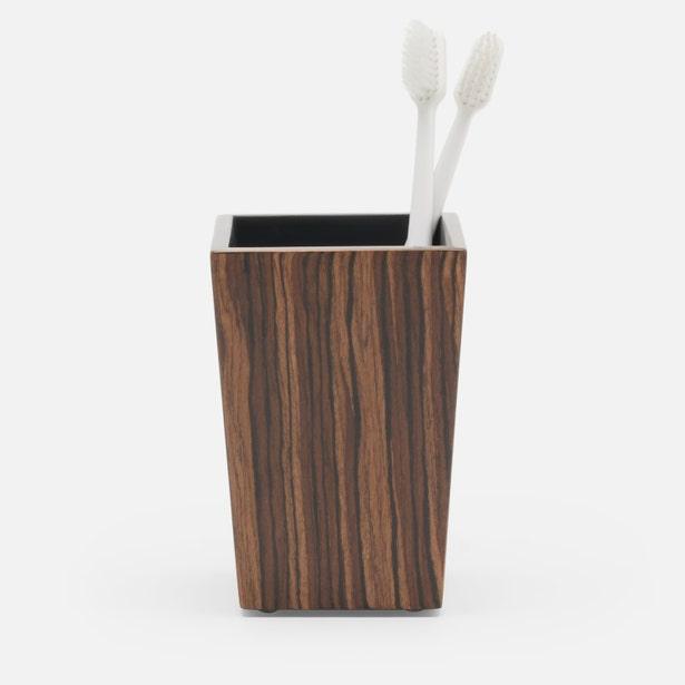 Westerly Bath Accessories-Ebony Veneer - Elegant Linen