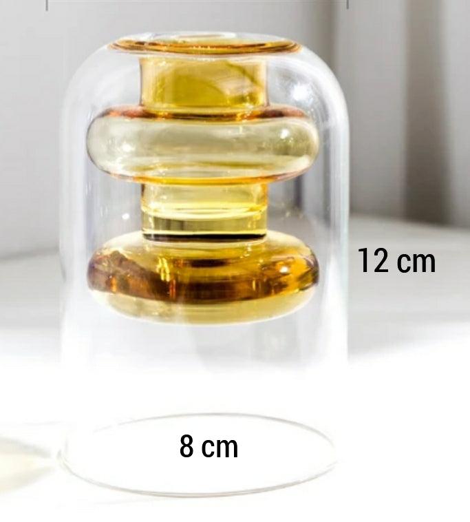 Yellow Bud Vase - Elegant Linen