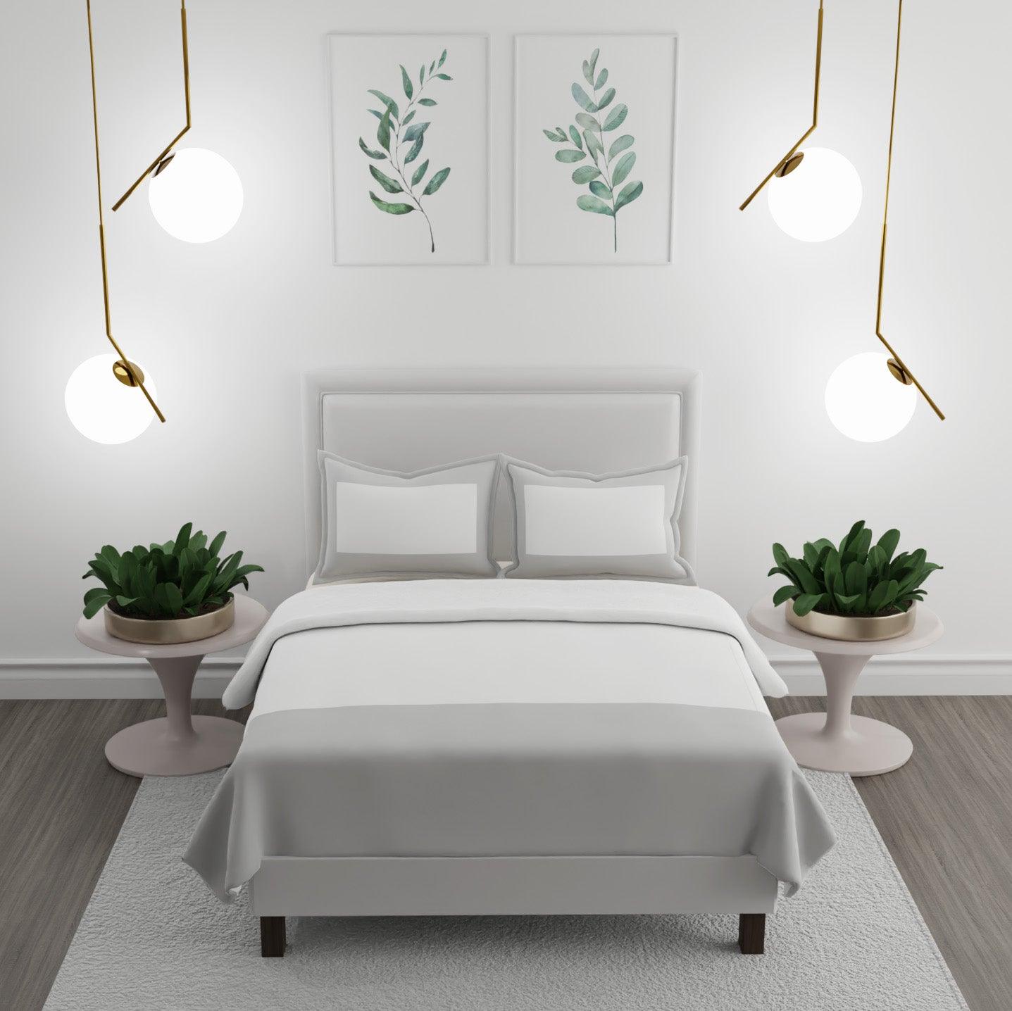 Zoe 4 Piece Bedding Set - Elegant Linen