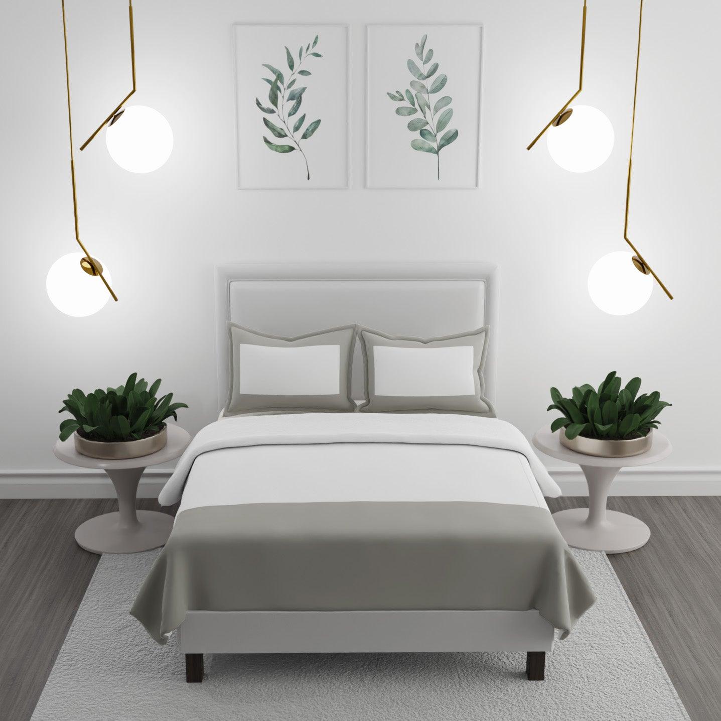 Zoe 4 Piece Bedding Set - Elegant Linen