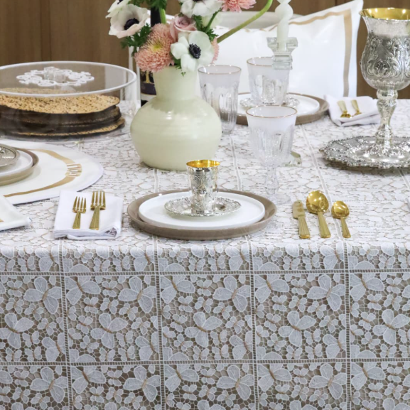 Dolce Flutter Sequin Tablecloth