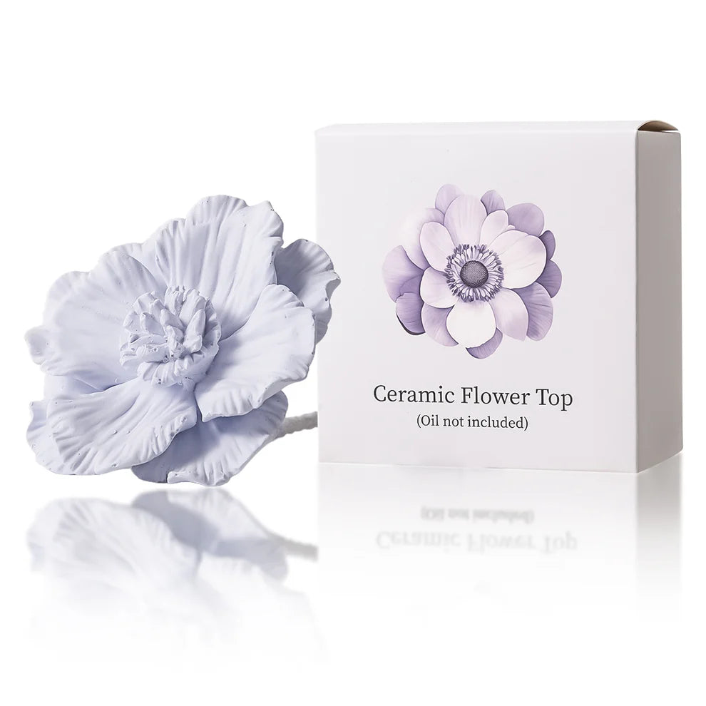 Purple Ceramic Flower Diffuser Refill