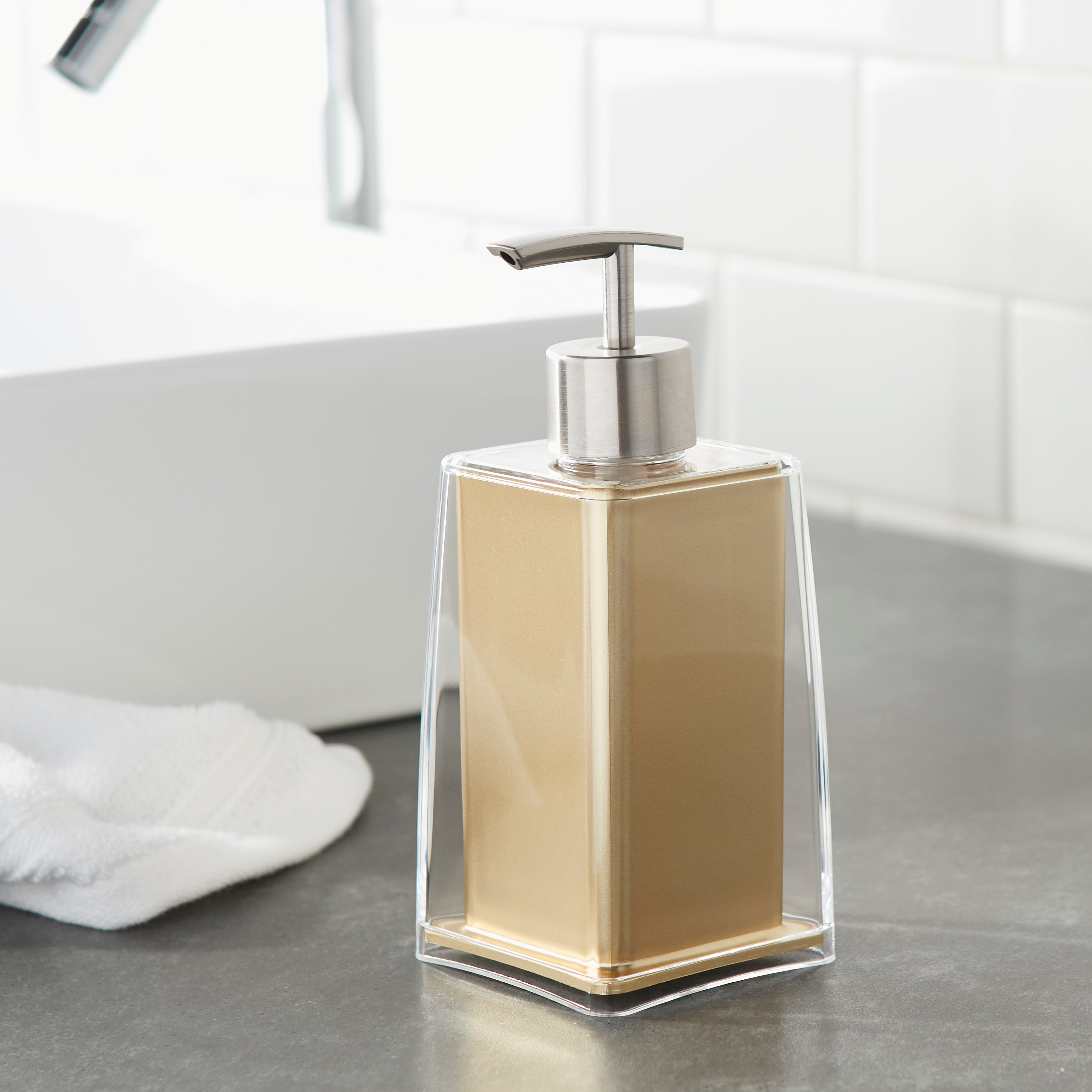 Double Layered Soap Dispenser