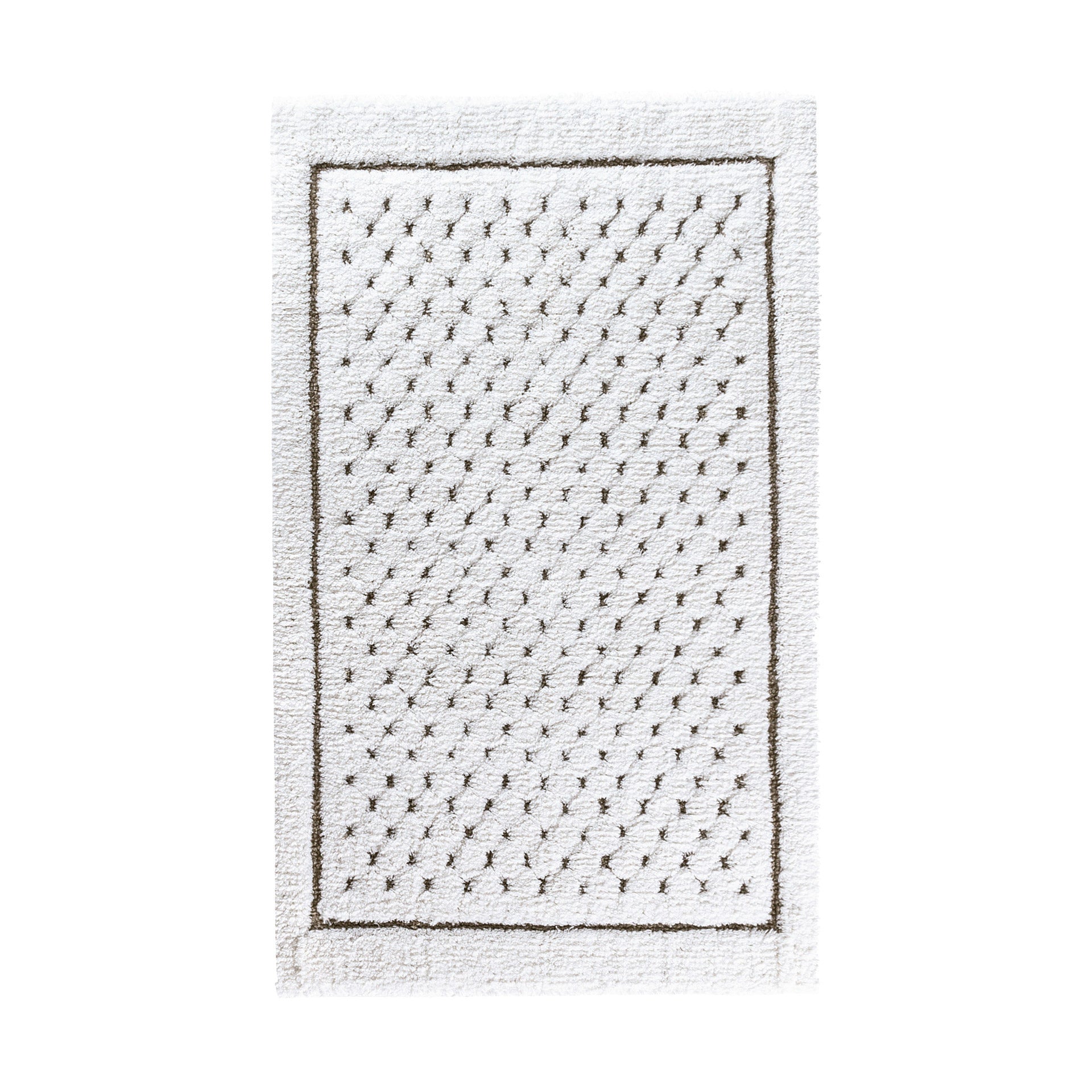 Linen Waffle Bath Rug