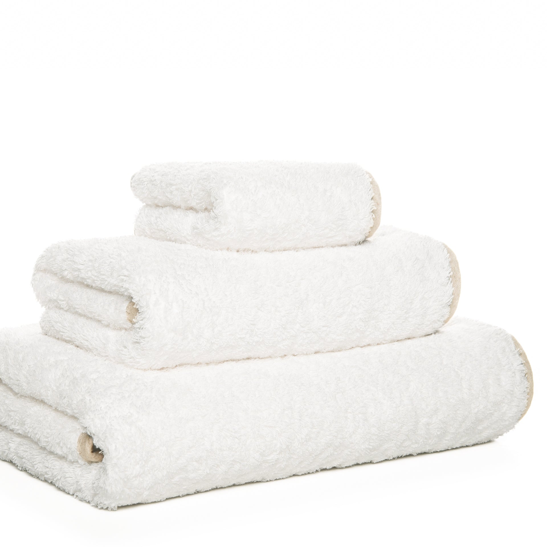Linen Snow Towels