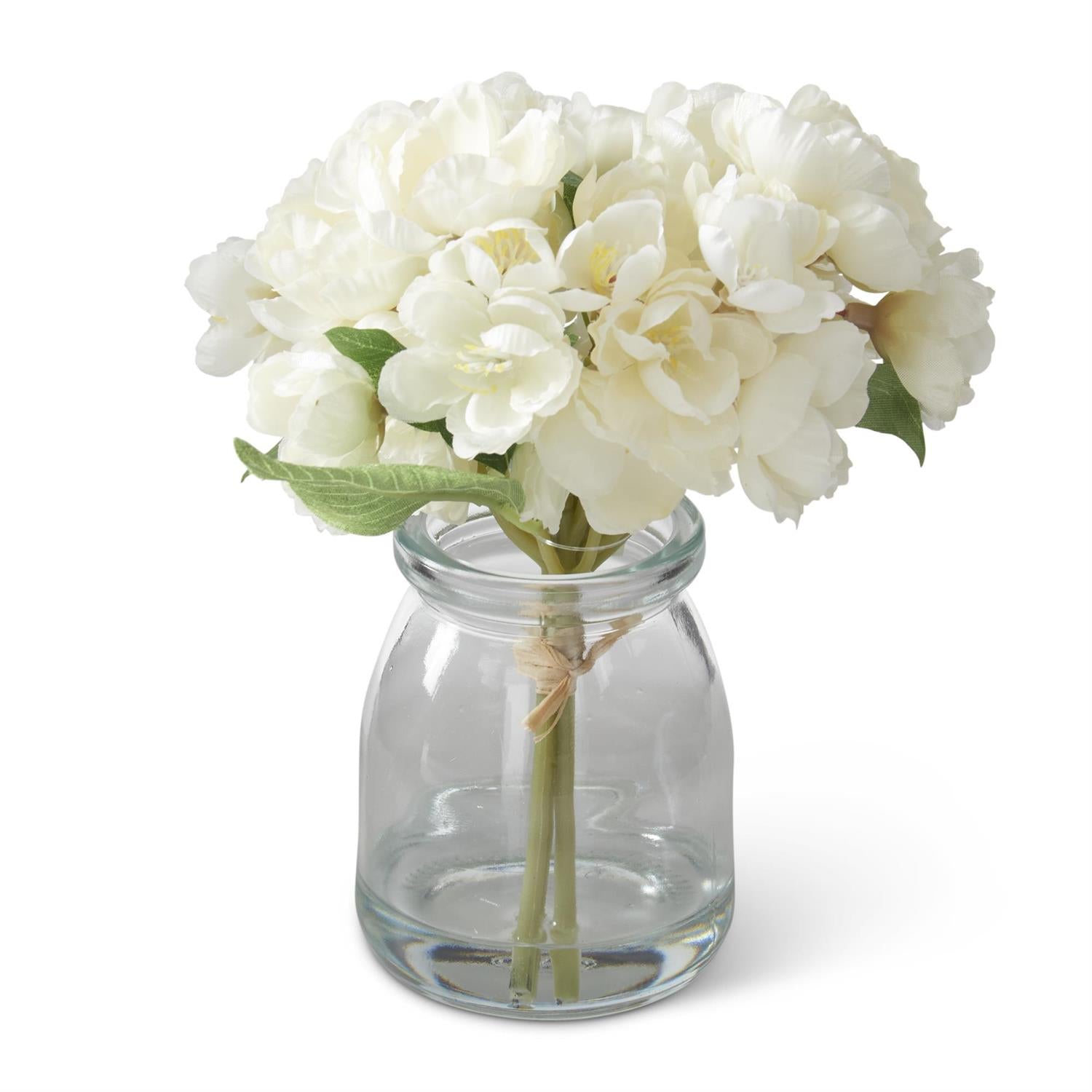 Cherry Blossom Premade in Glass Vase w/Faux Water