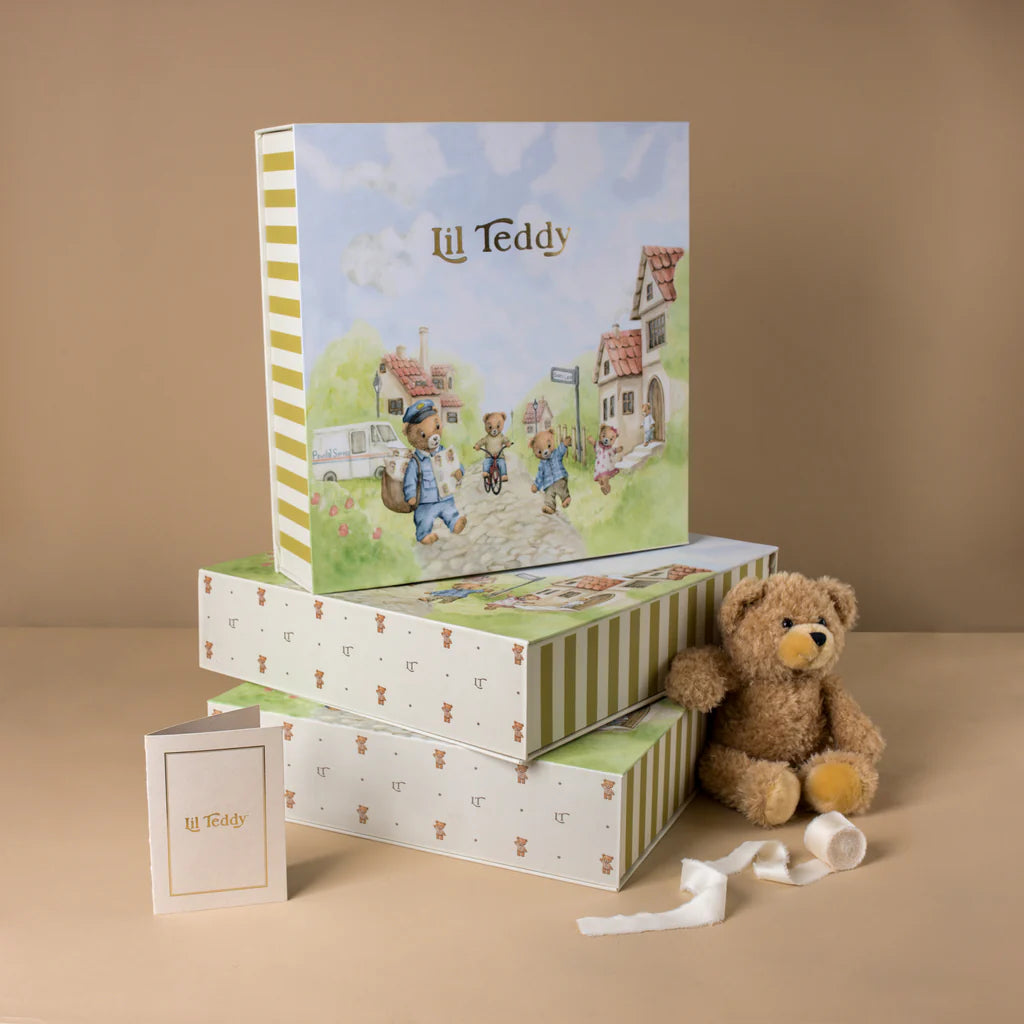 Lil Teddy’s Merry Go Snuggle Sugary Pink Blanket