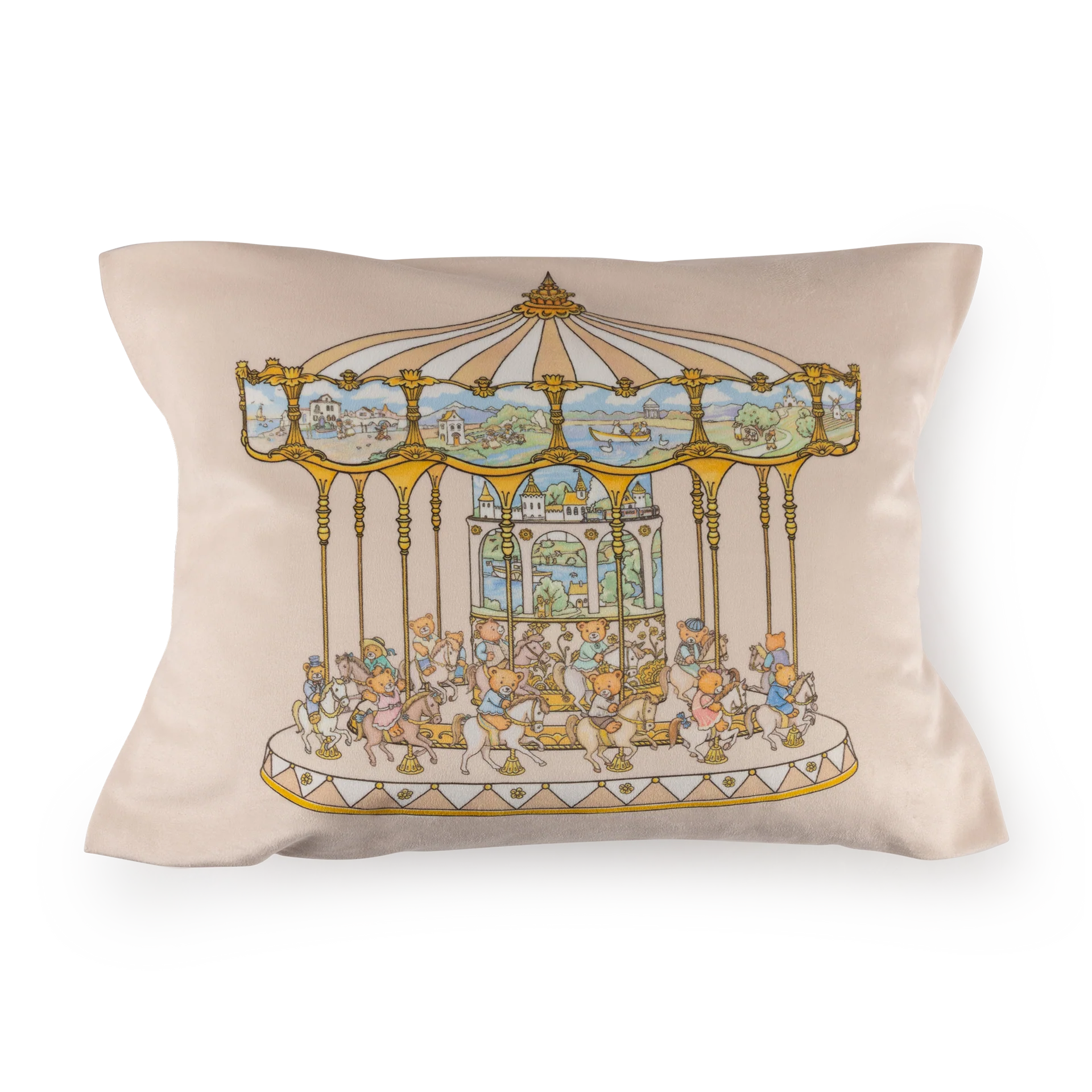 Lil Teddy's Merry Go Cushion