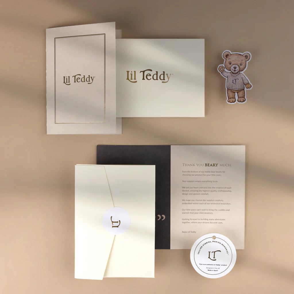 Lil Teddy’s Merry Go Snuggle Vanilla Bean Blanket