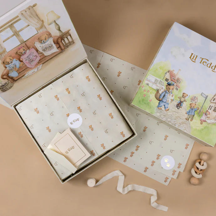 Lil Teddy’s Merry Go Snuggle Vanilla Bean Blanket