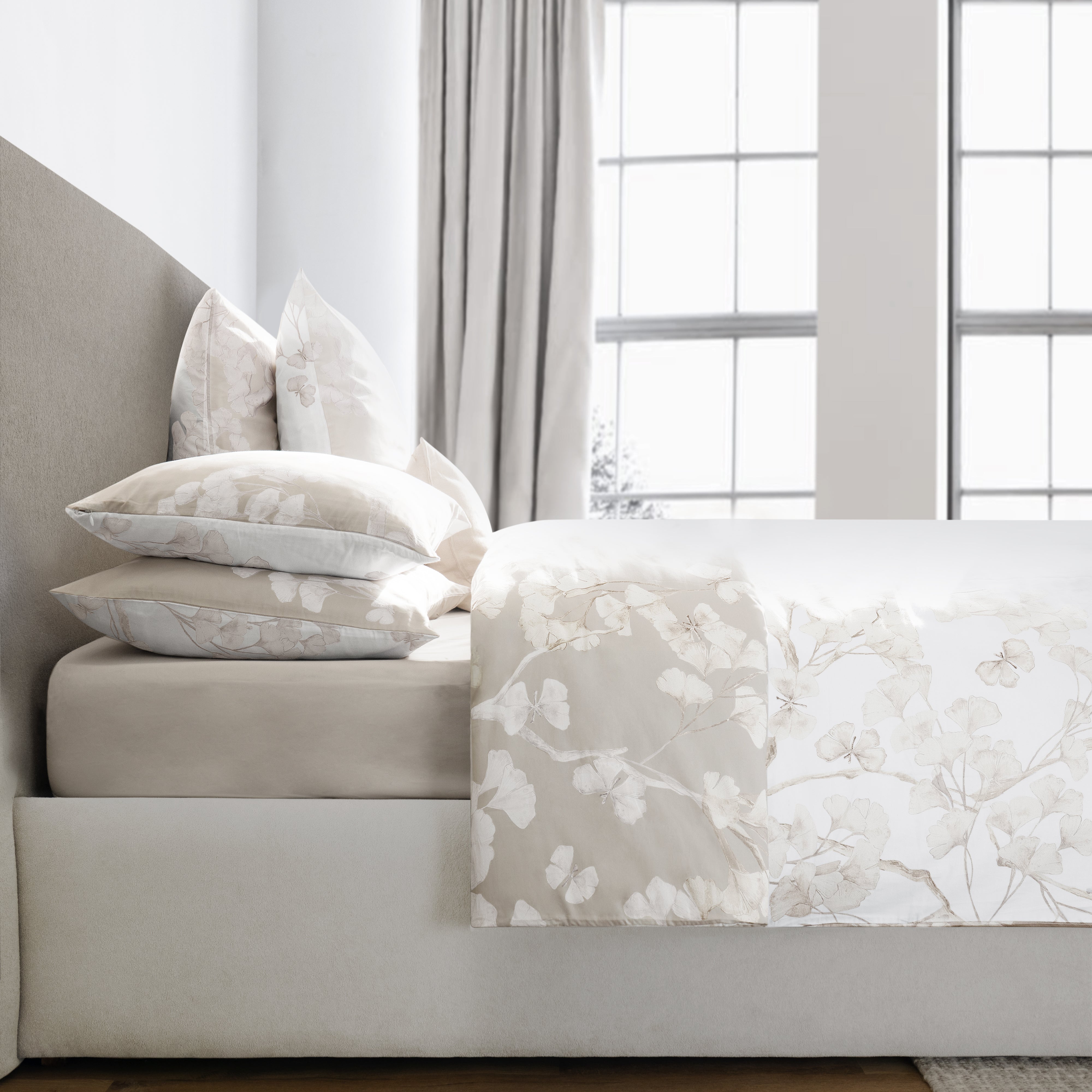 Butterfly Gingko 4 Piece Bedding Set