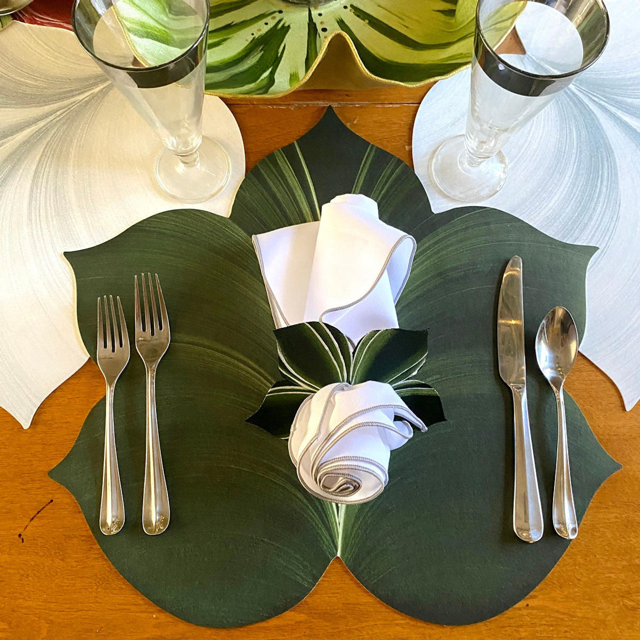 5 Point Fountain Leaf Placemat