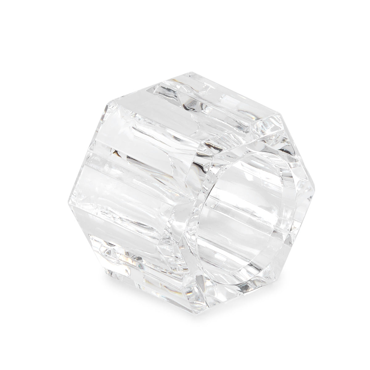 Octagon Facet Napkin Ring