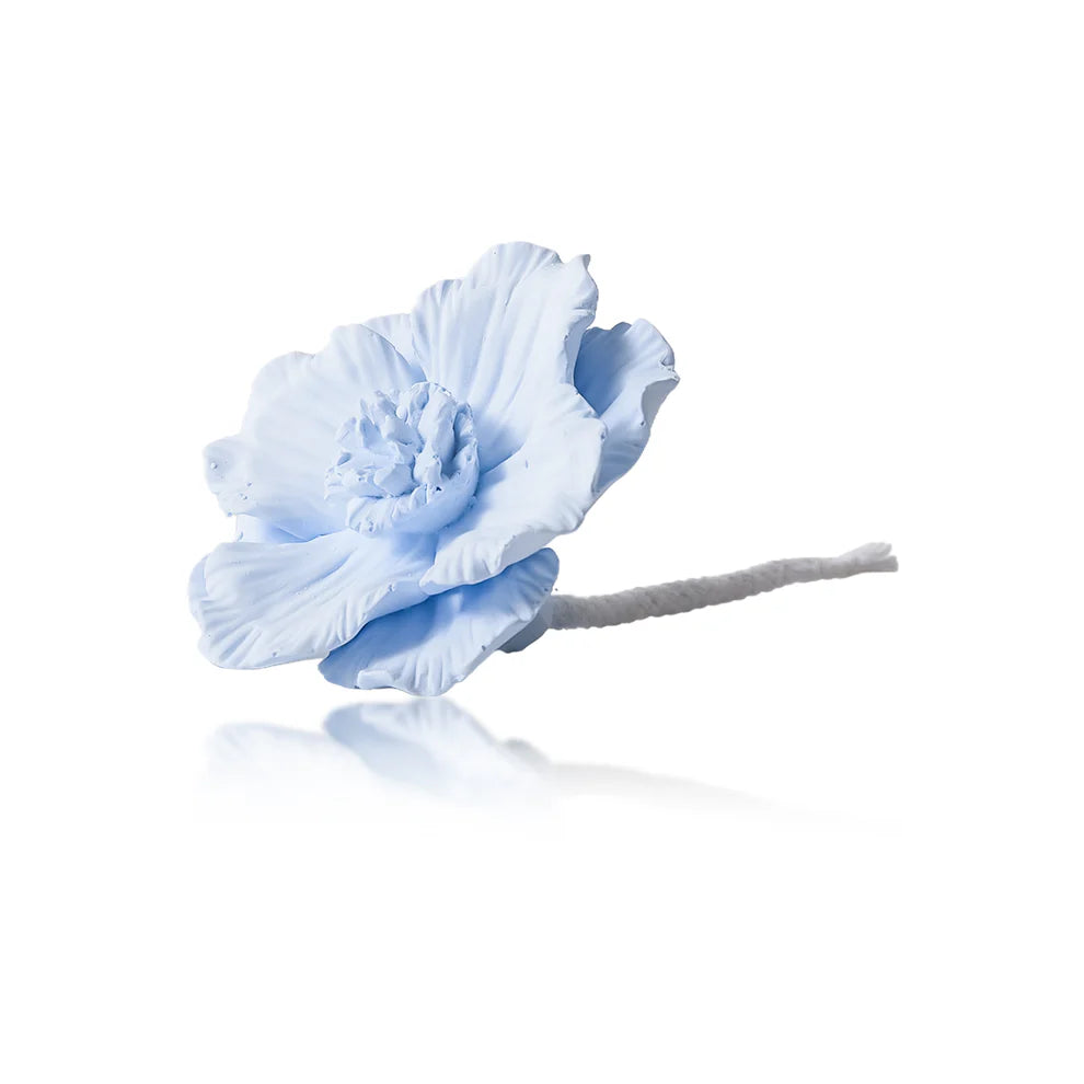 Blue Ceramic Flower Reed Diffuser - Marine