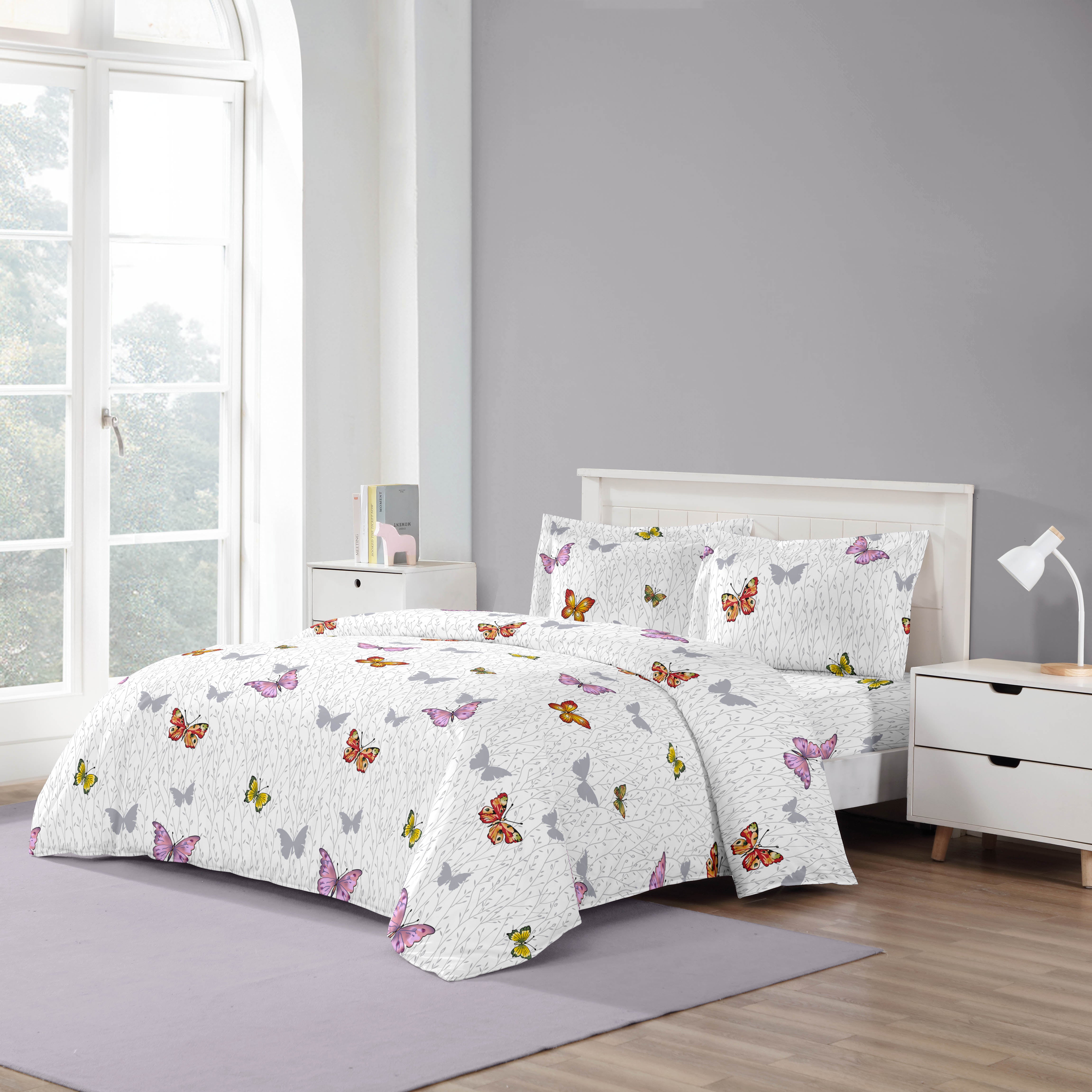 Belgium Autumn Butterflies 6 Piece Bedding Set