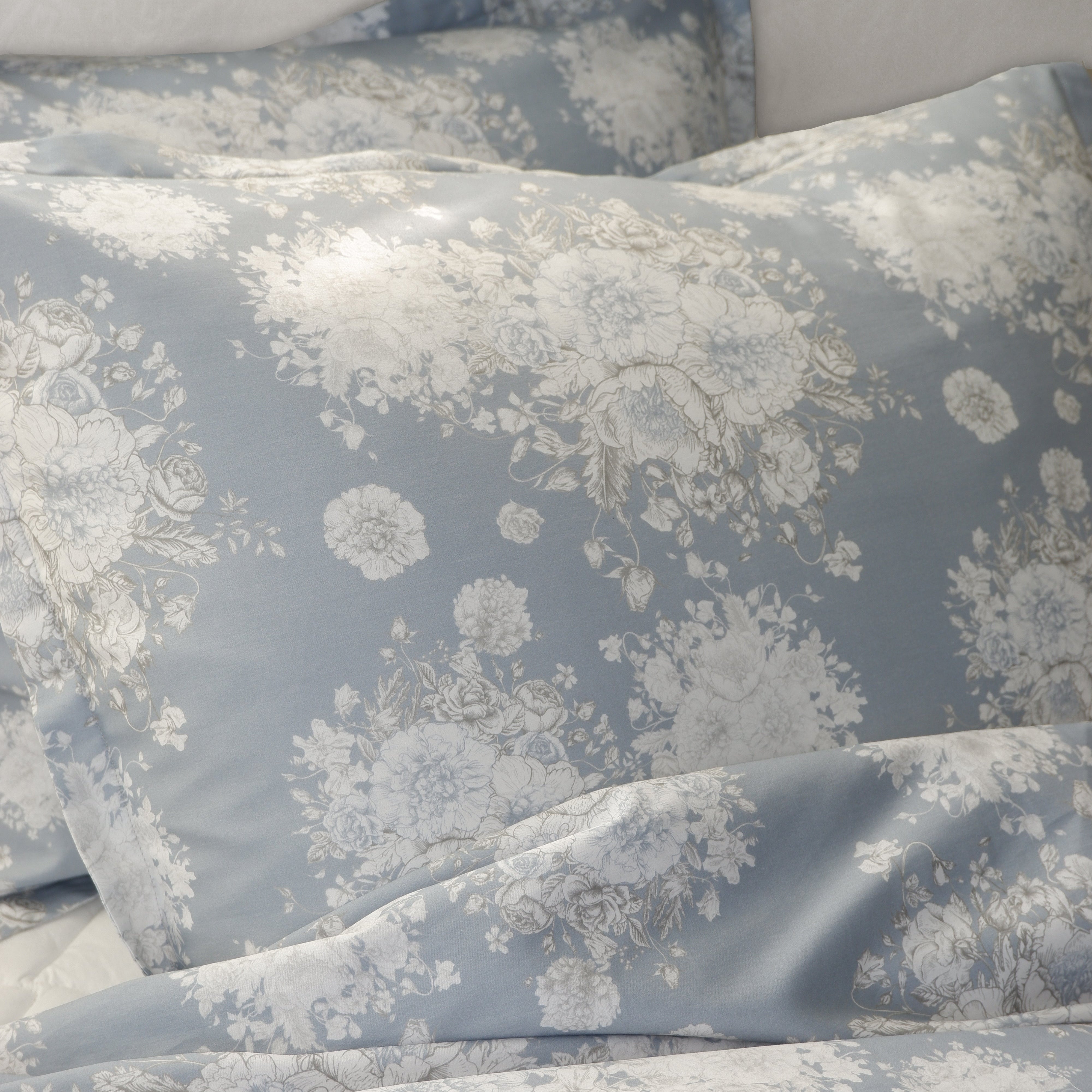 Borogana Blue 4 Piece Bedding Set