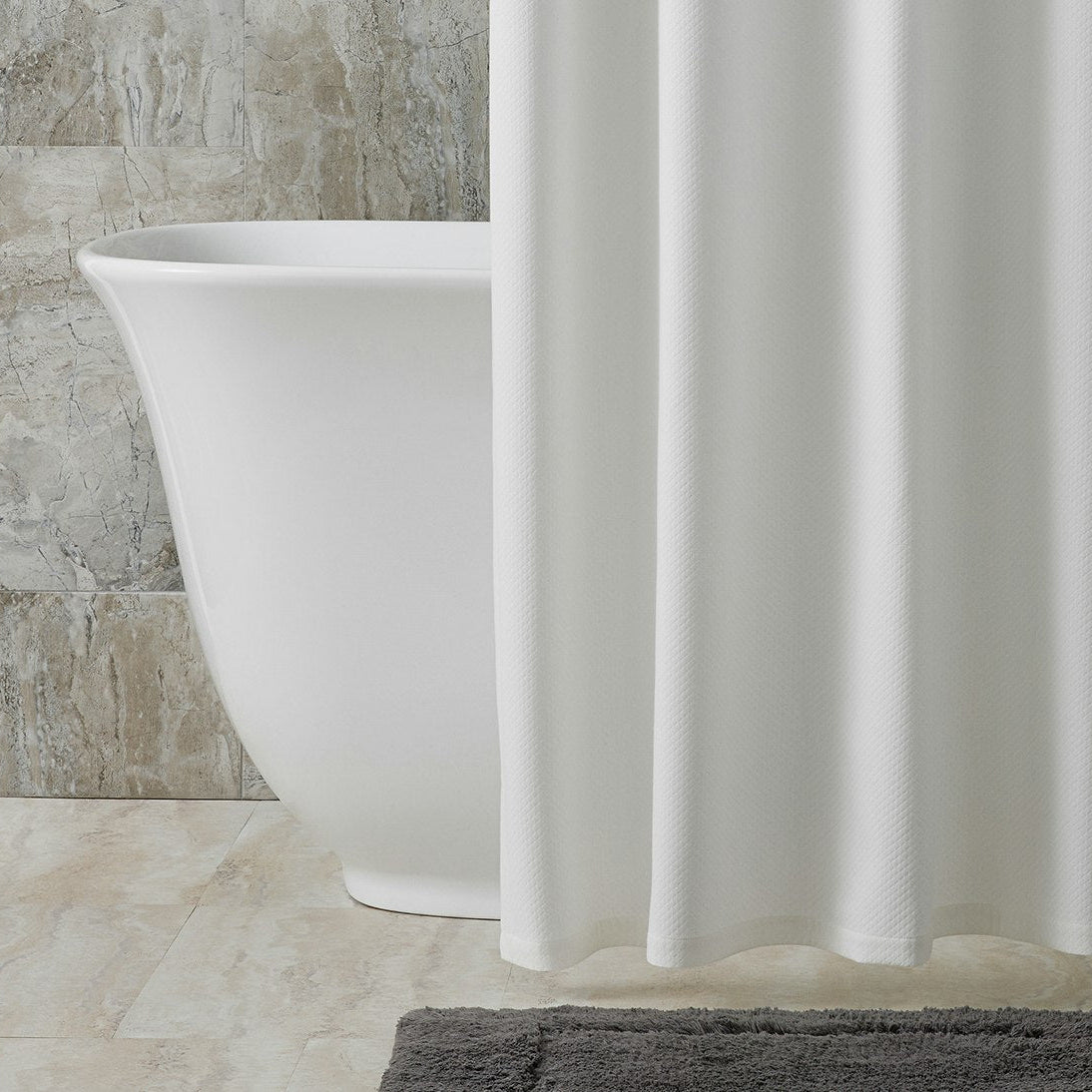 Diamond Pique Shower Curtain