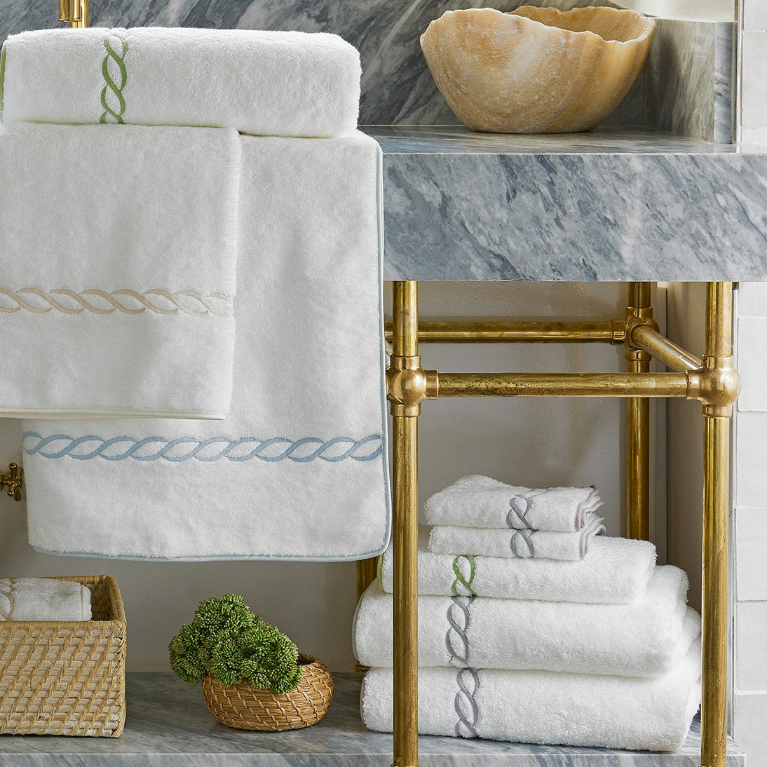 Classic Chain Towels