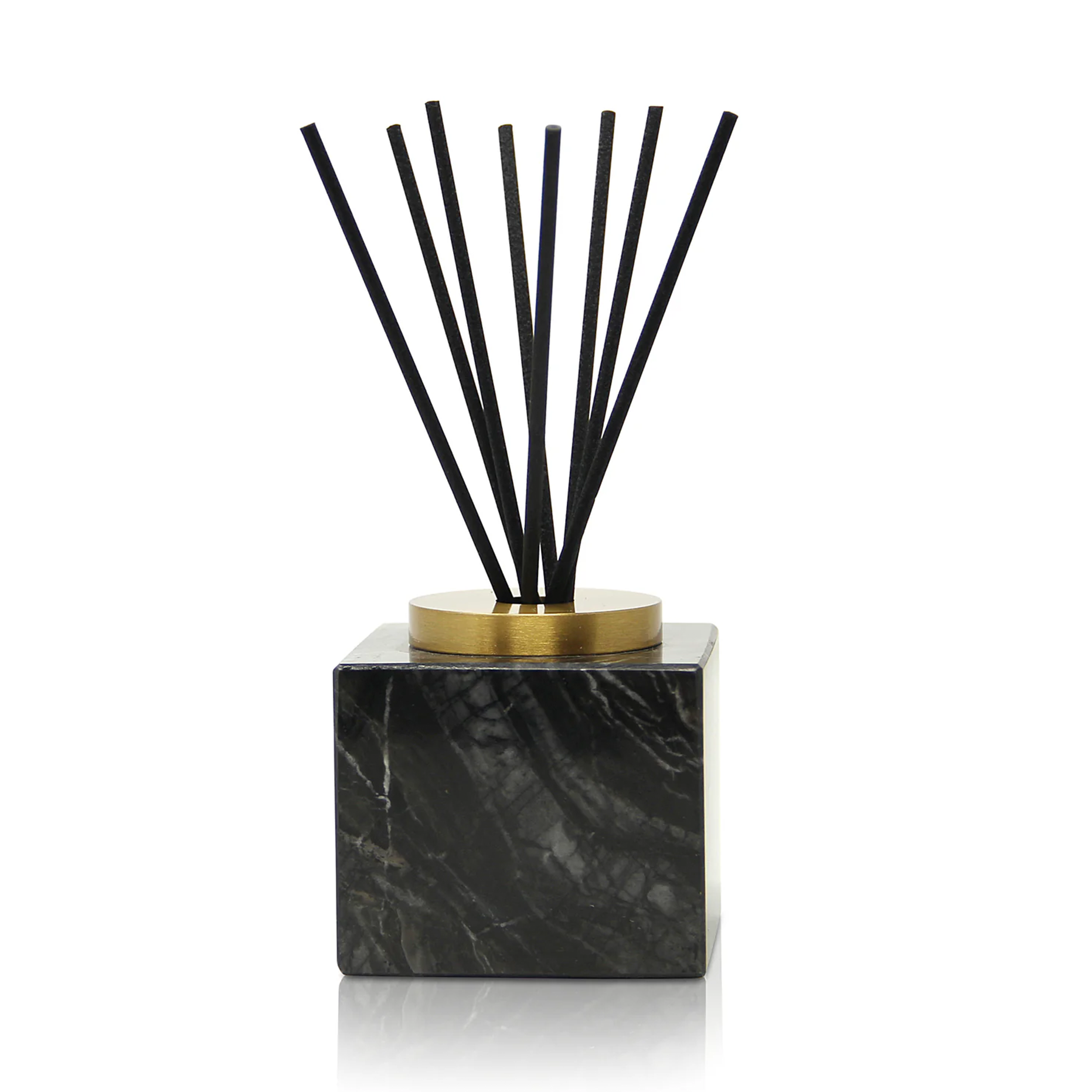 Black Marble Reed Diffuser, "Lily of the Valley" Scent