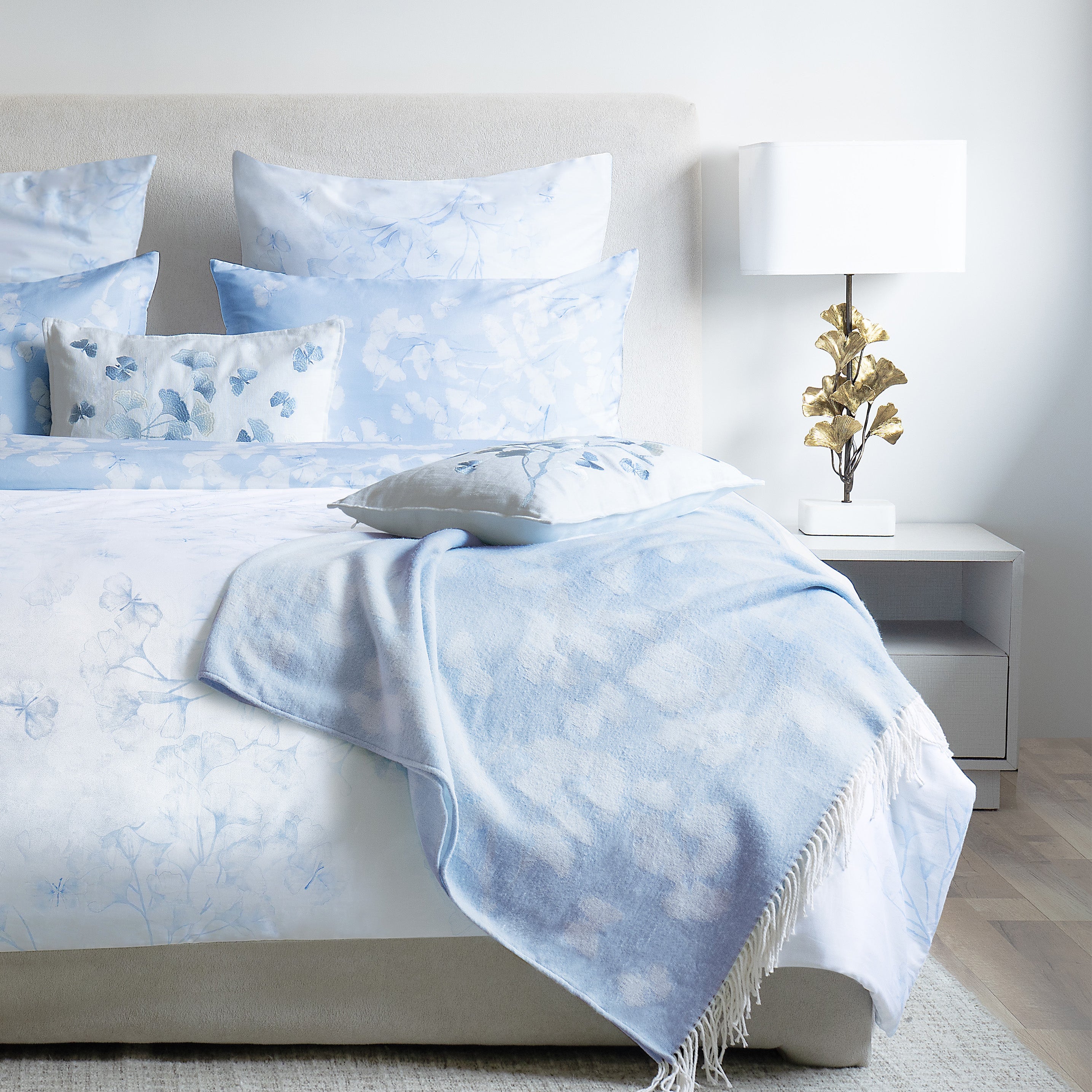 Butterfly Gingko 4 Piece Bedding Set