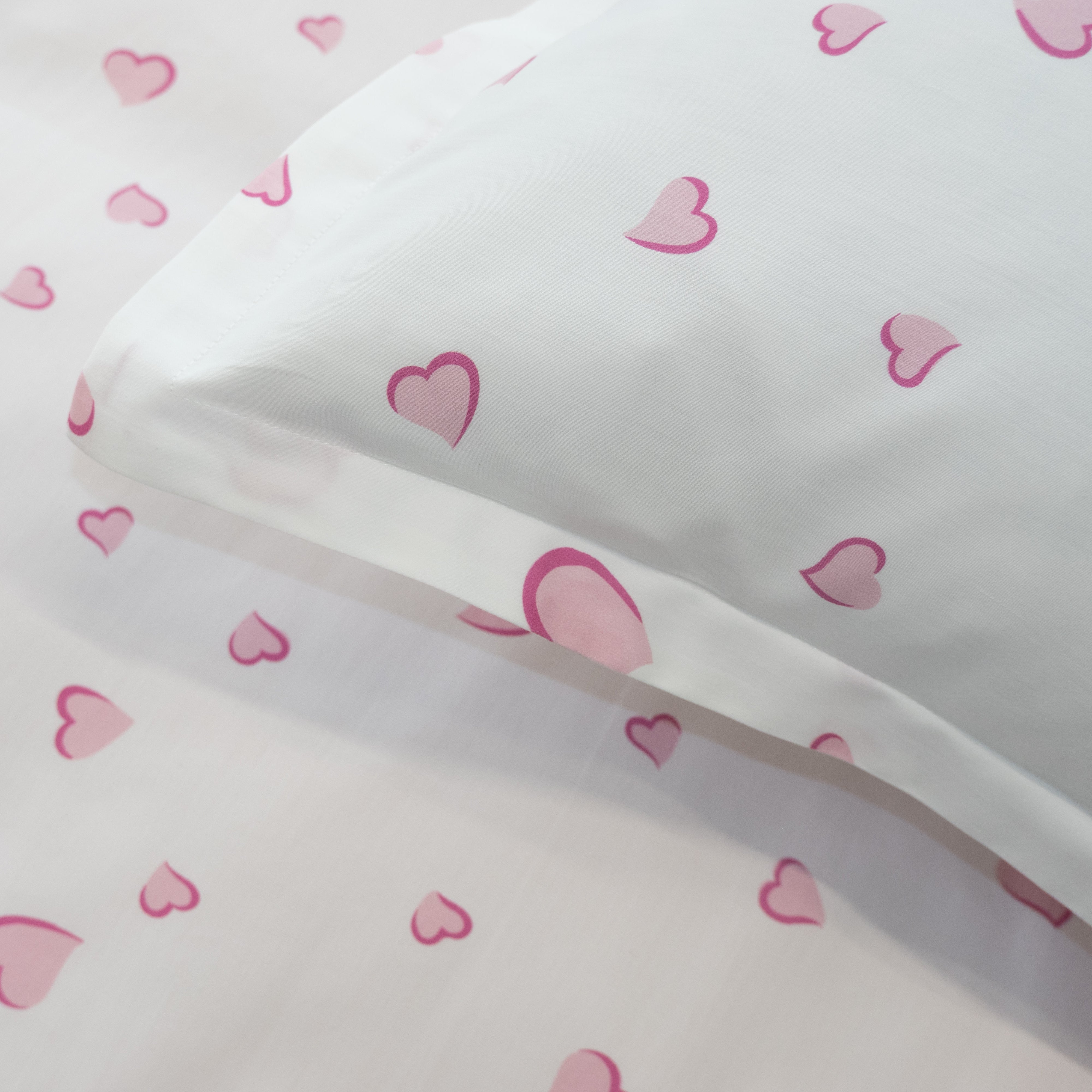 Cuoricini 4 Piece Bedding Set
