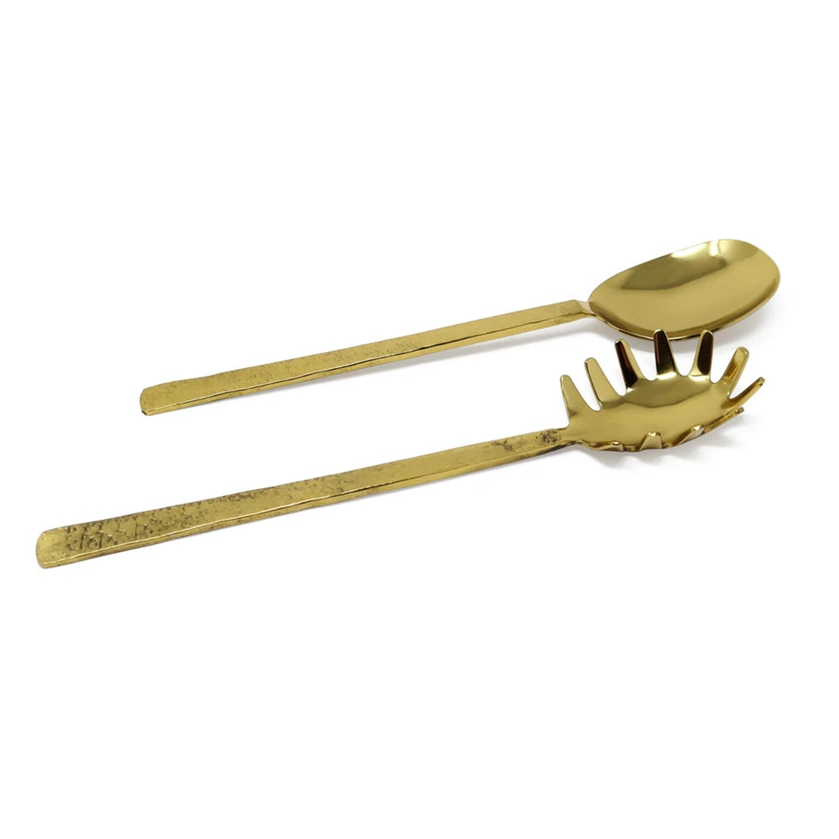 Set of 2 Gold Pasta Servers