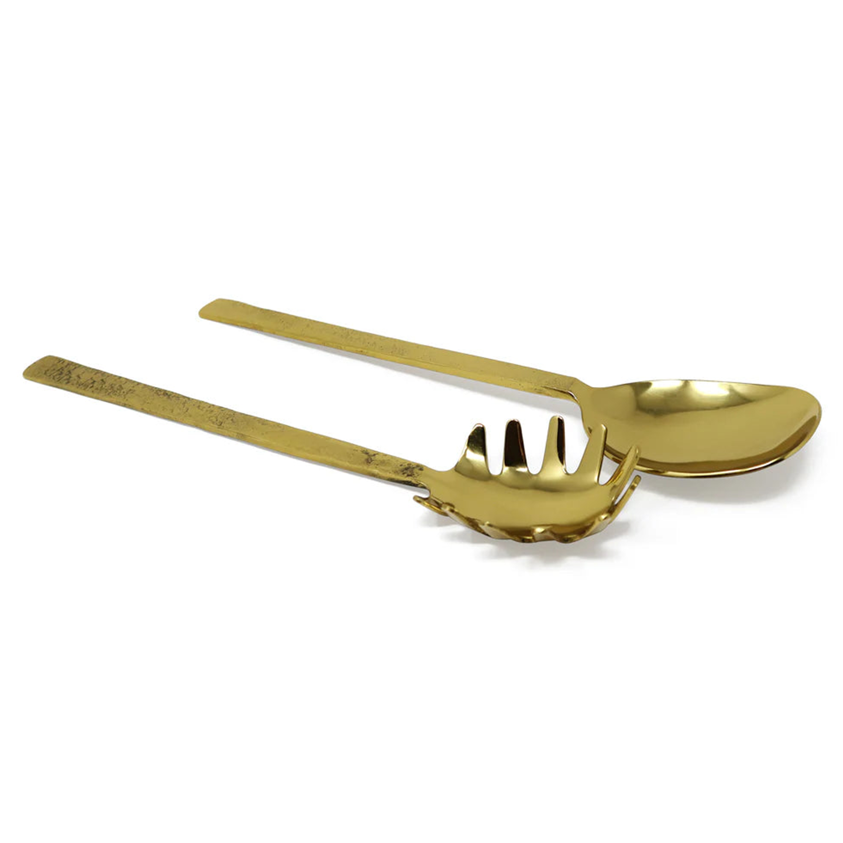Set of 2 Gold Pasta Servers