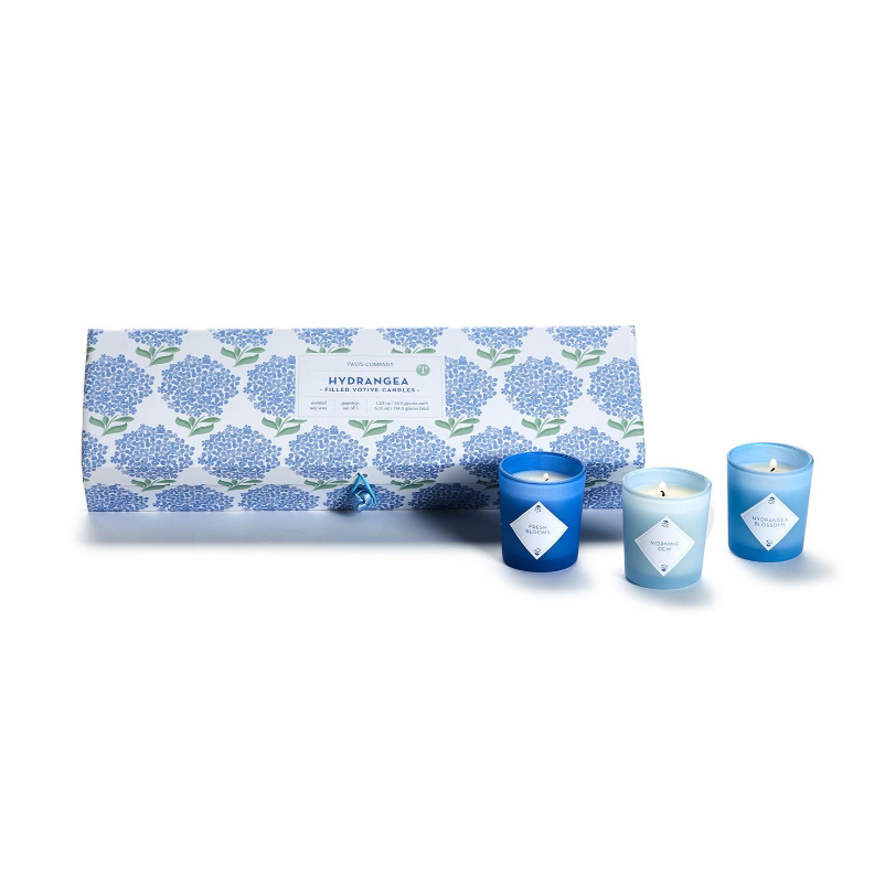 Hydrangea Set of 5 Votive Candles