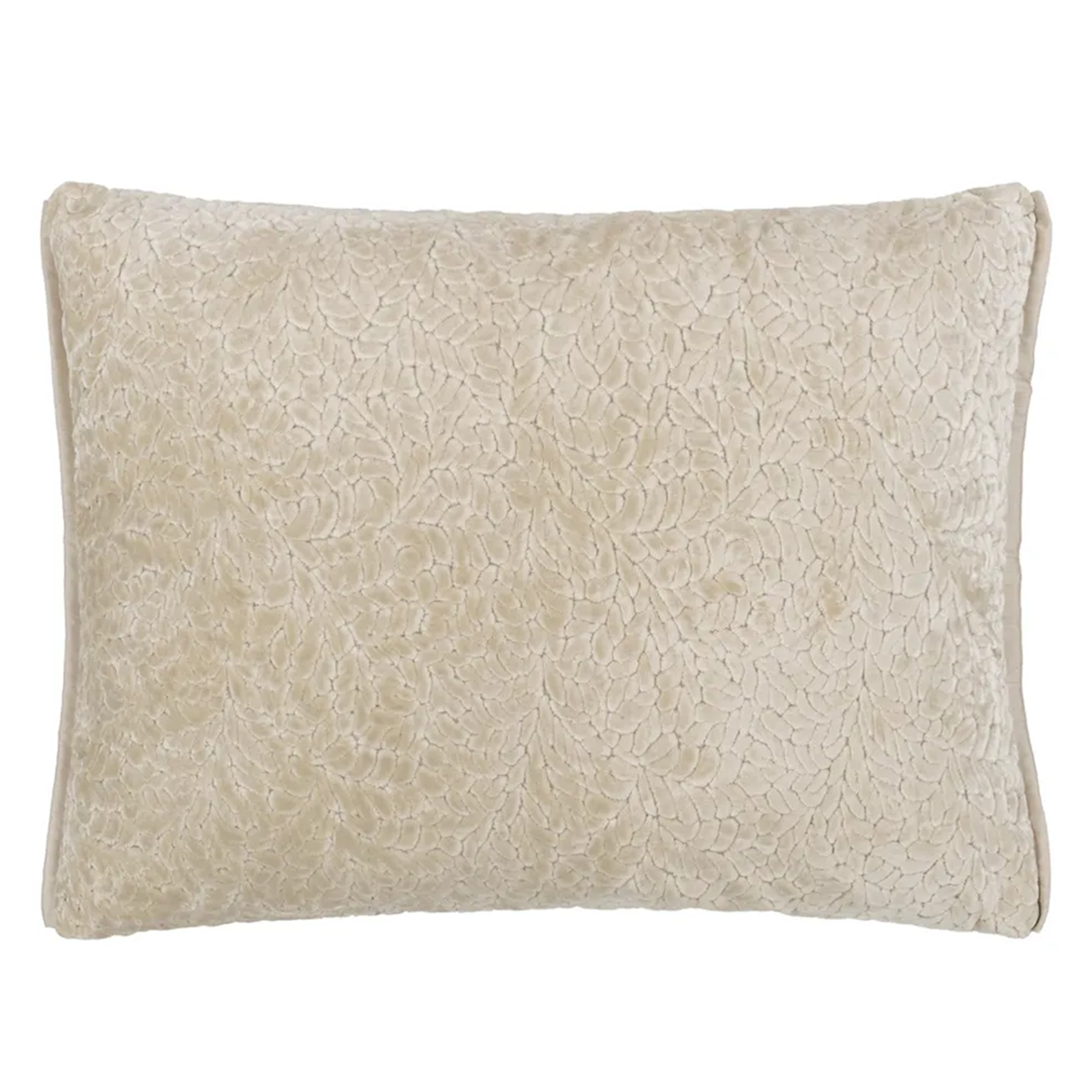 Cartouche Linen Velvet Cushion