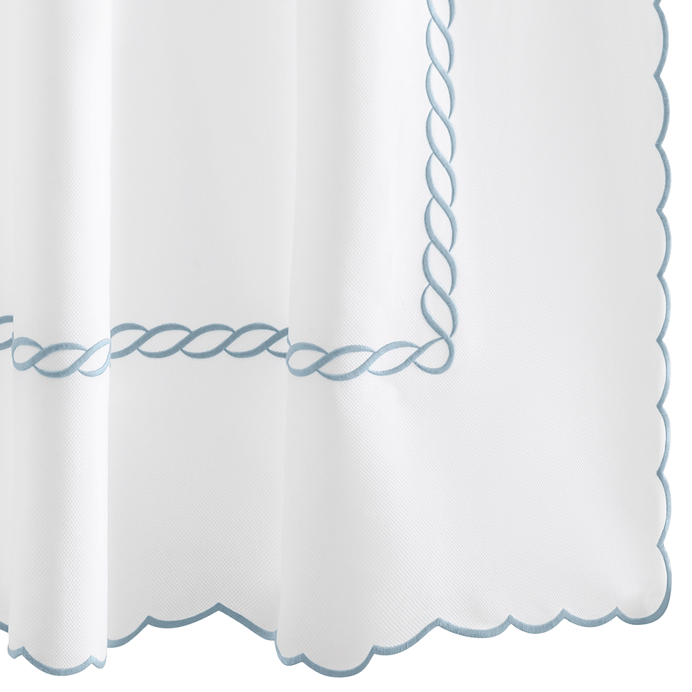 Classic Chain Scallop Shower Curtain