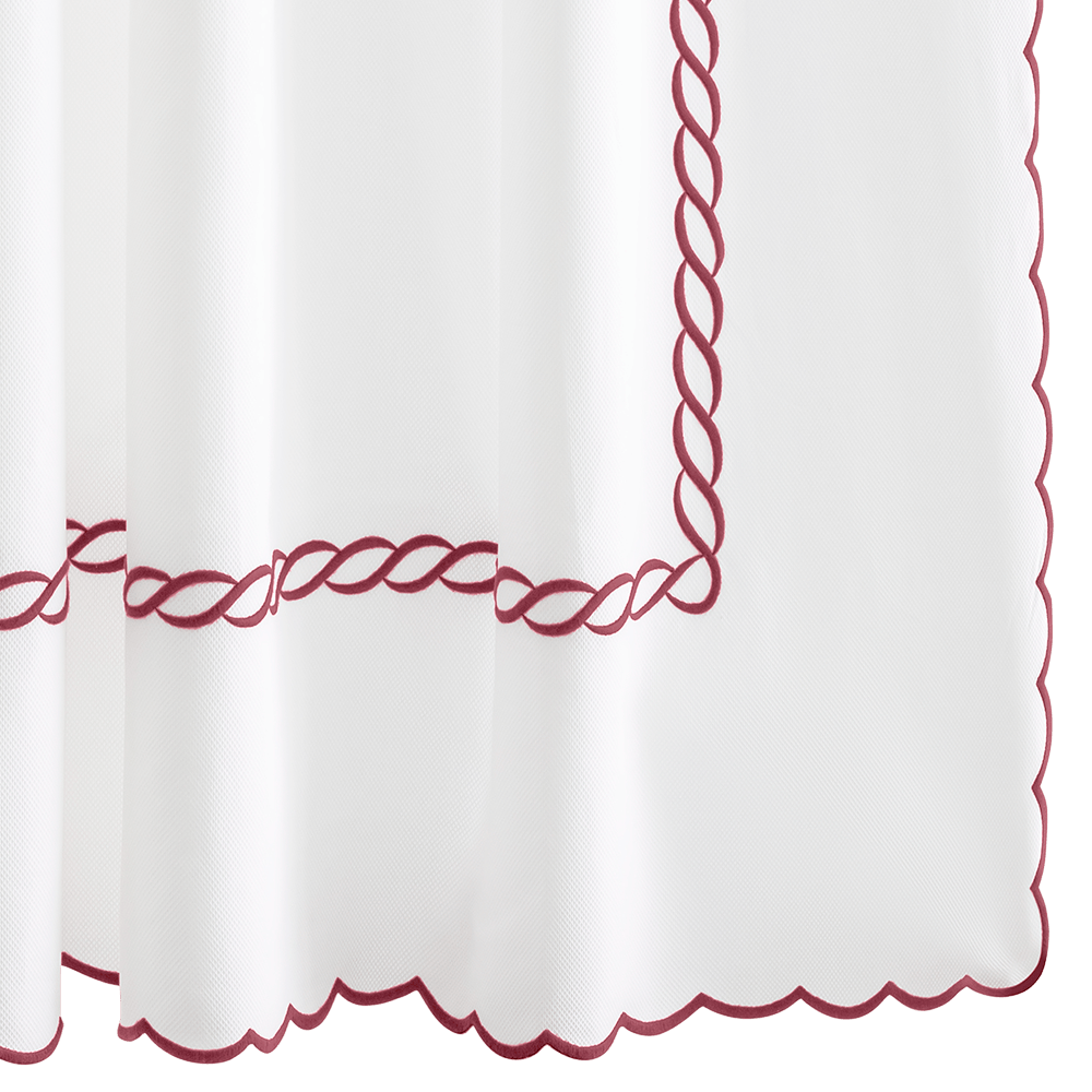 Classic Chain Scallop Shower Curtain