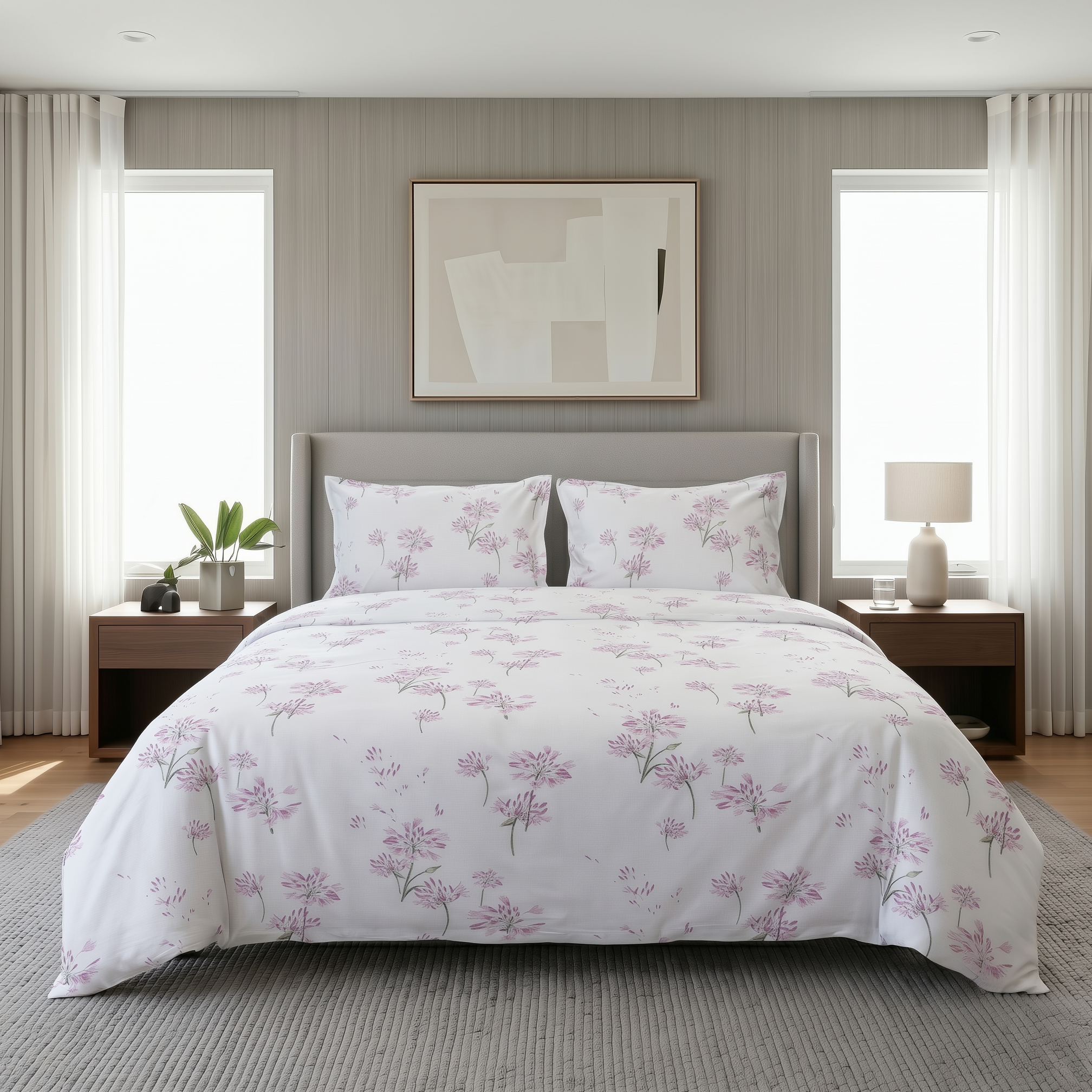 Agatha 4 Piece Bedding Set